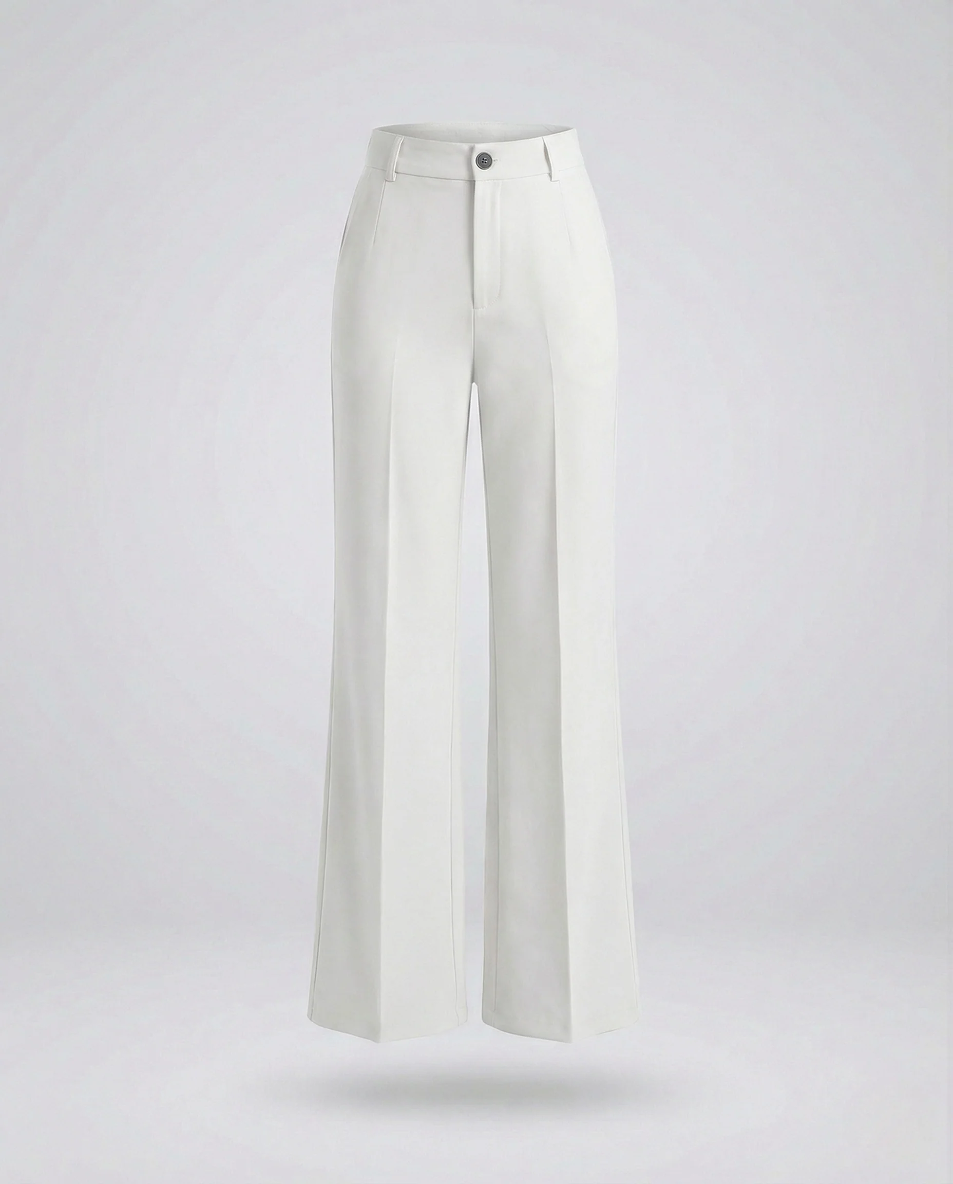 Freizeitkleidung Damen Stoffhose Weit Elegant - Image 5