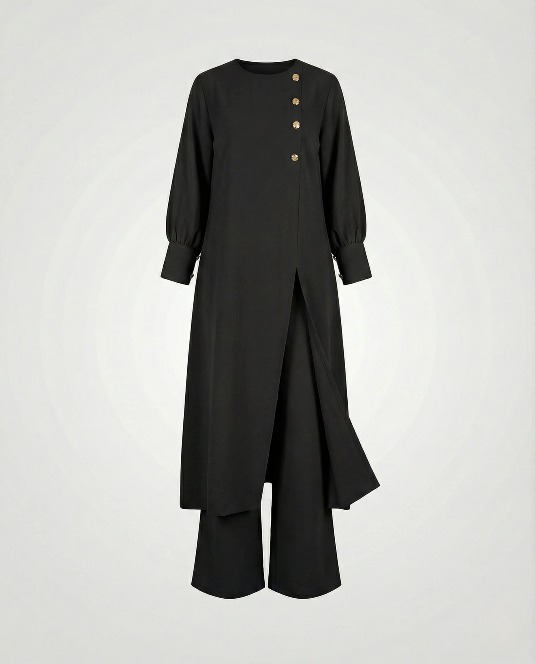 Damen Zweiteiler Set elegant Tunika Hose - Image 7