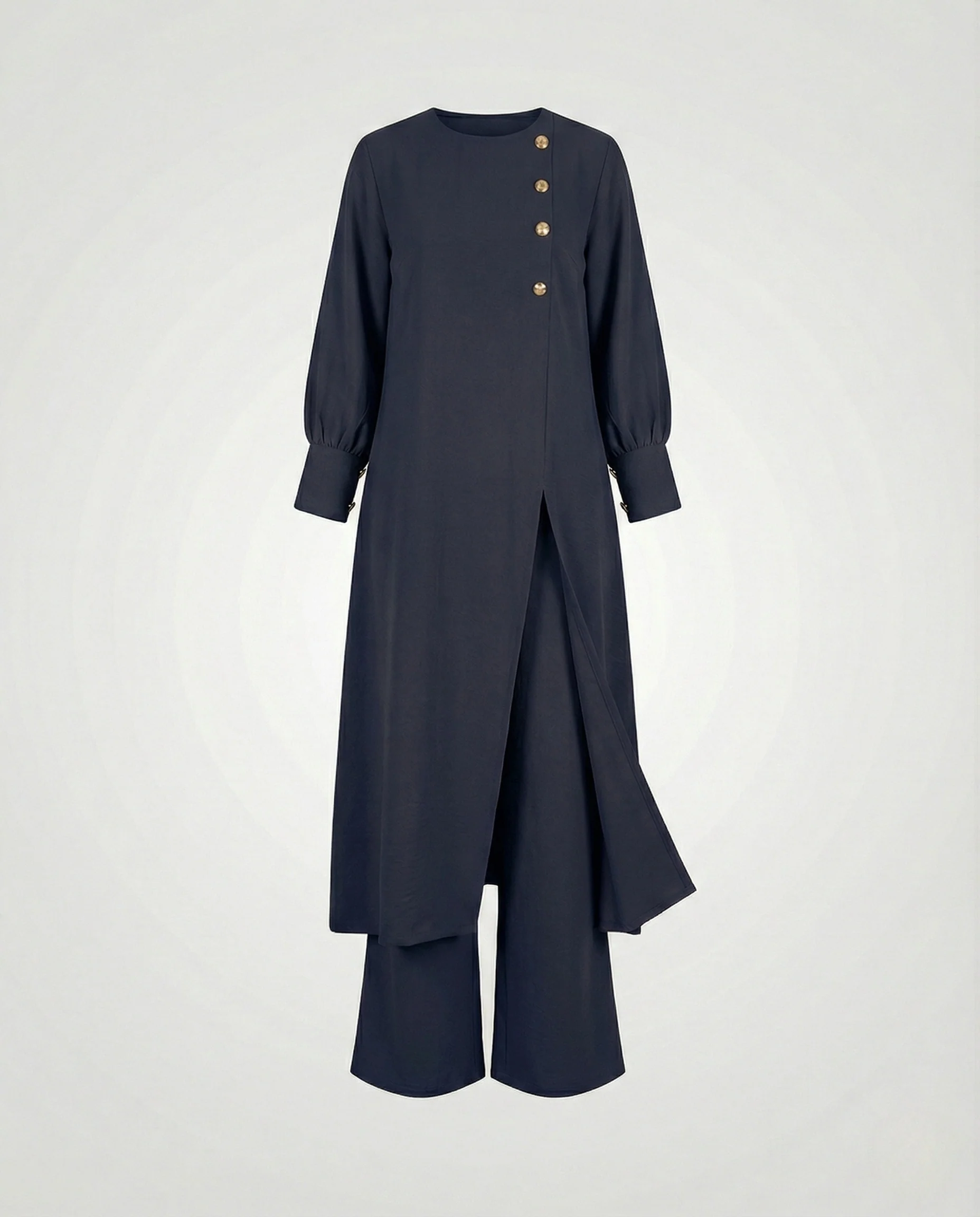 Damen Zweiteiler Set elegant Tunika Hose - Image 8