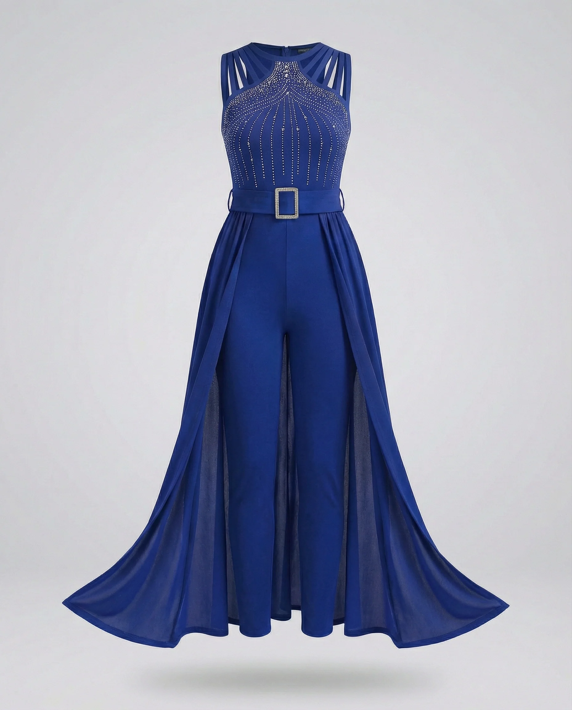 Damen Jumpsuit elegant Hochzeit mit Chiffon - Image 5