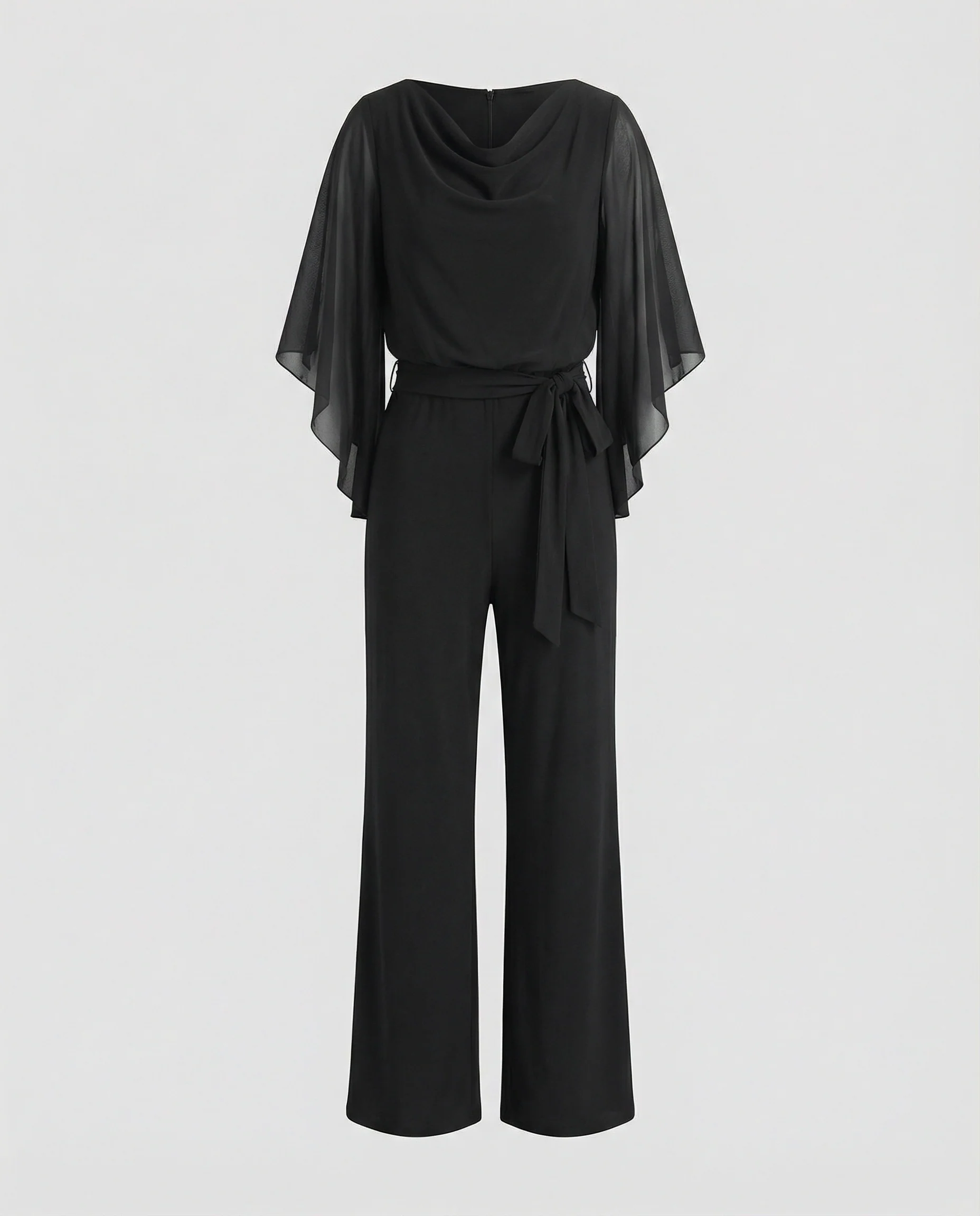 Jumpsuit elegant Damen mit Chiffonärmeln - Image 4