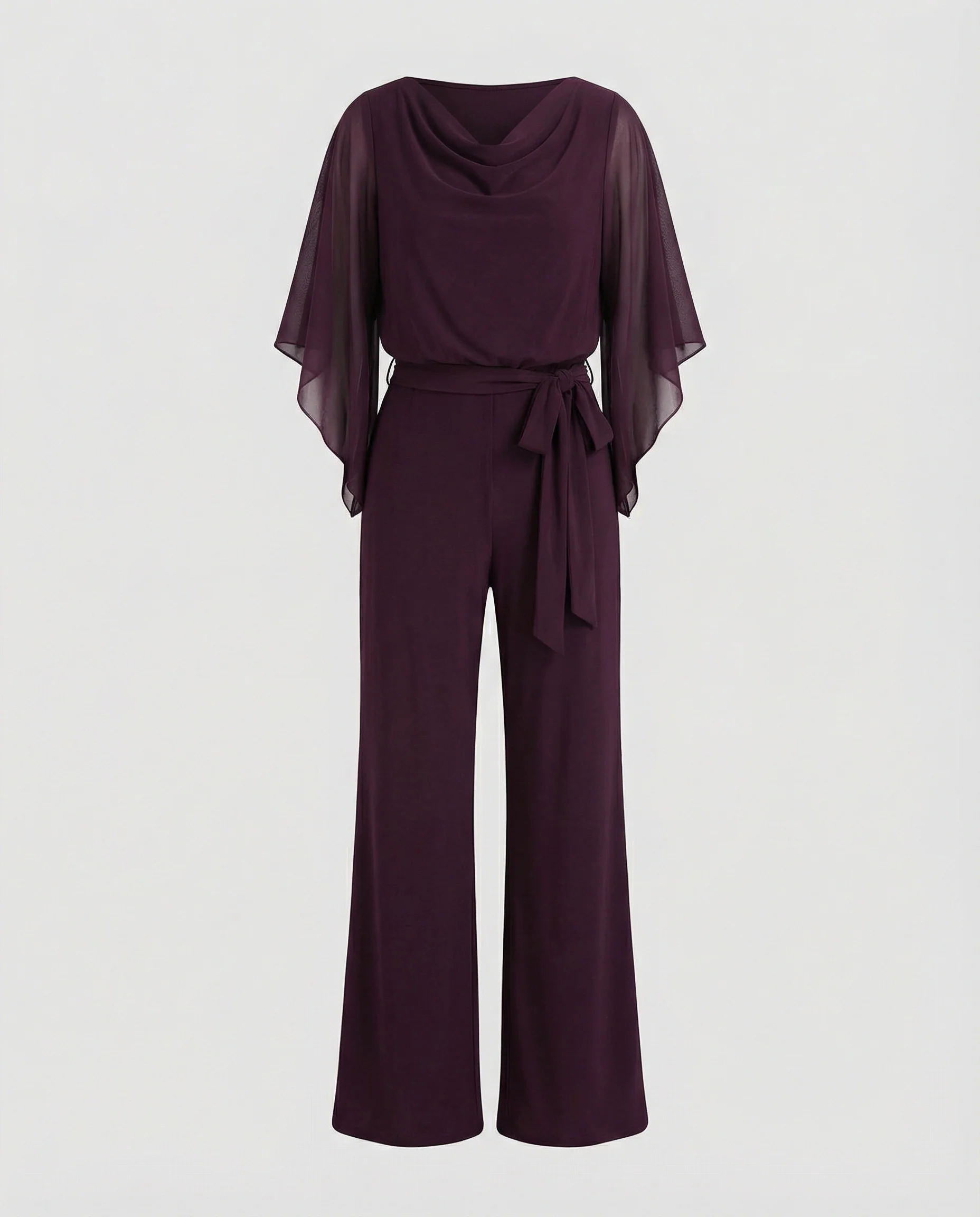 Jumpsuit elegant Damen mit Chiffonärmeln - Image 7