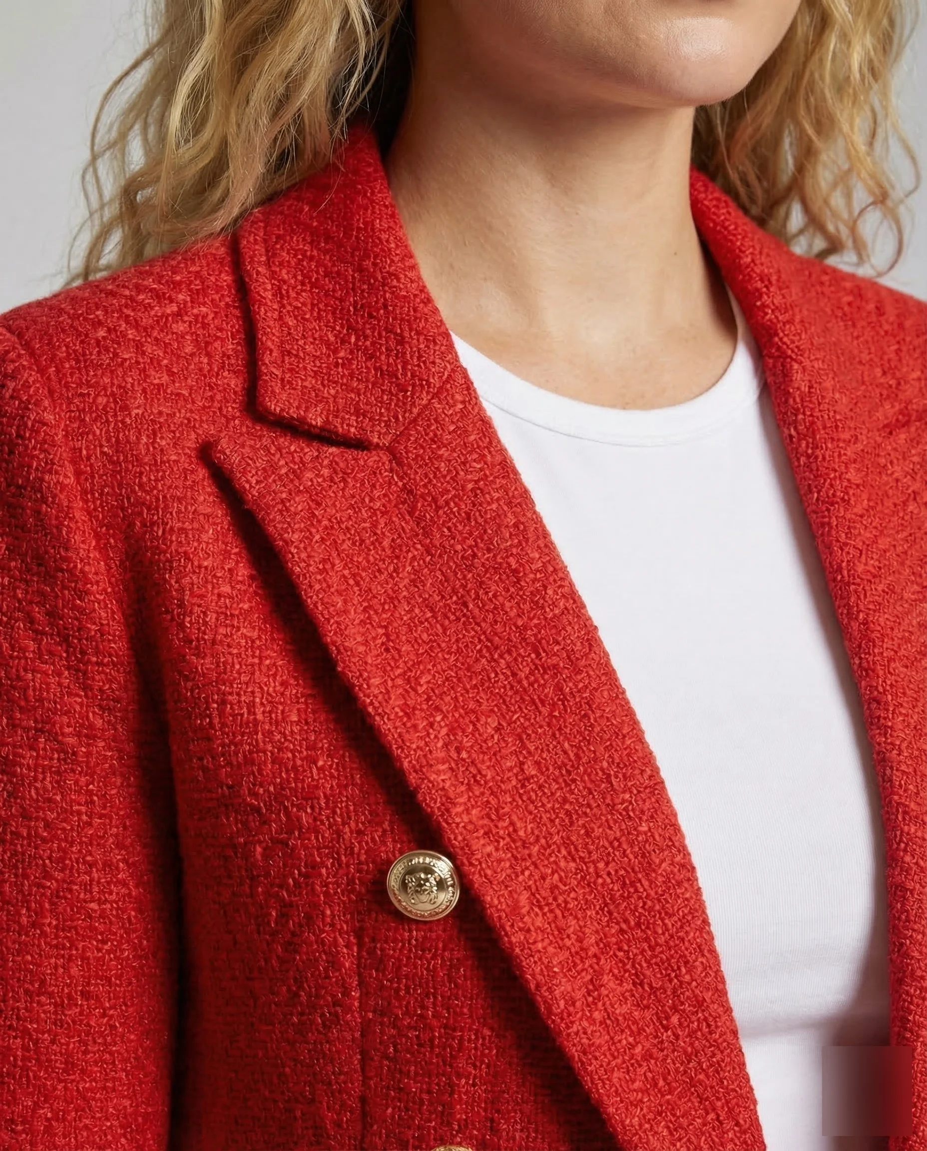 Damen Wollmix Blazer Zweireihig - Image 3