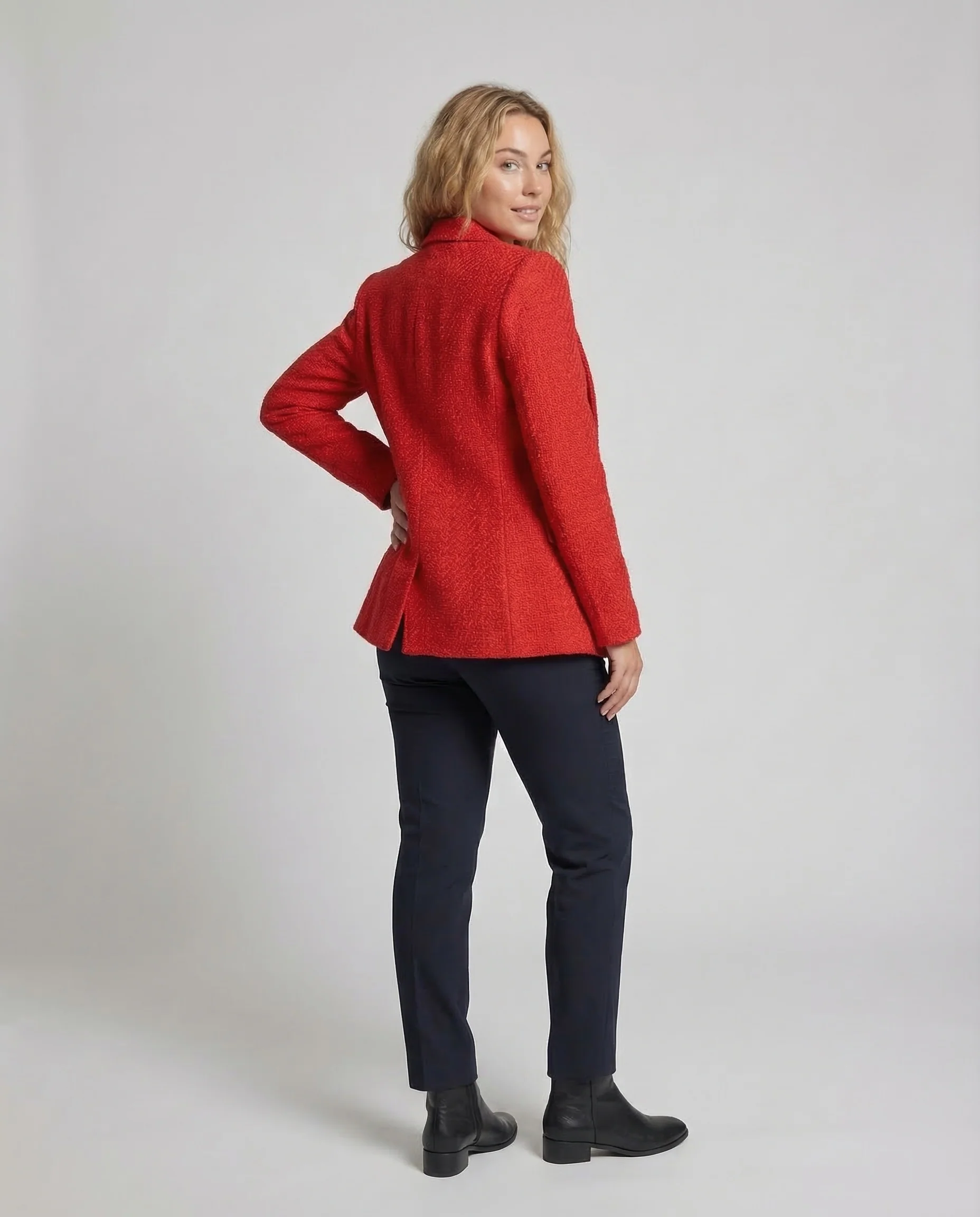 Damen Wollmix Blazer Zweireihig - Image 4