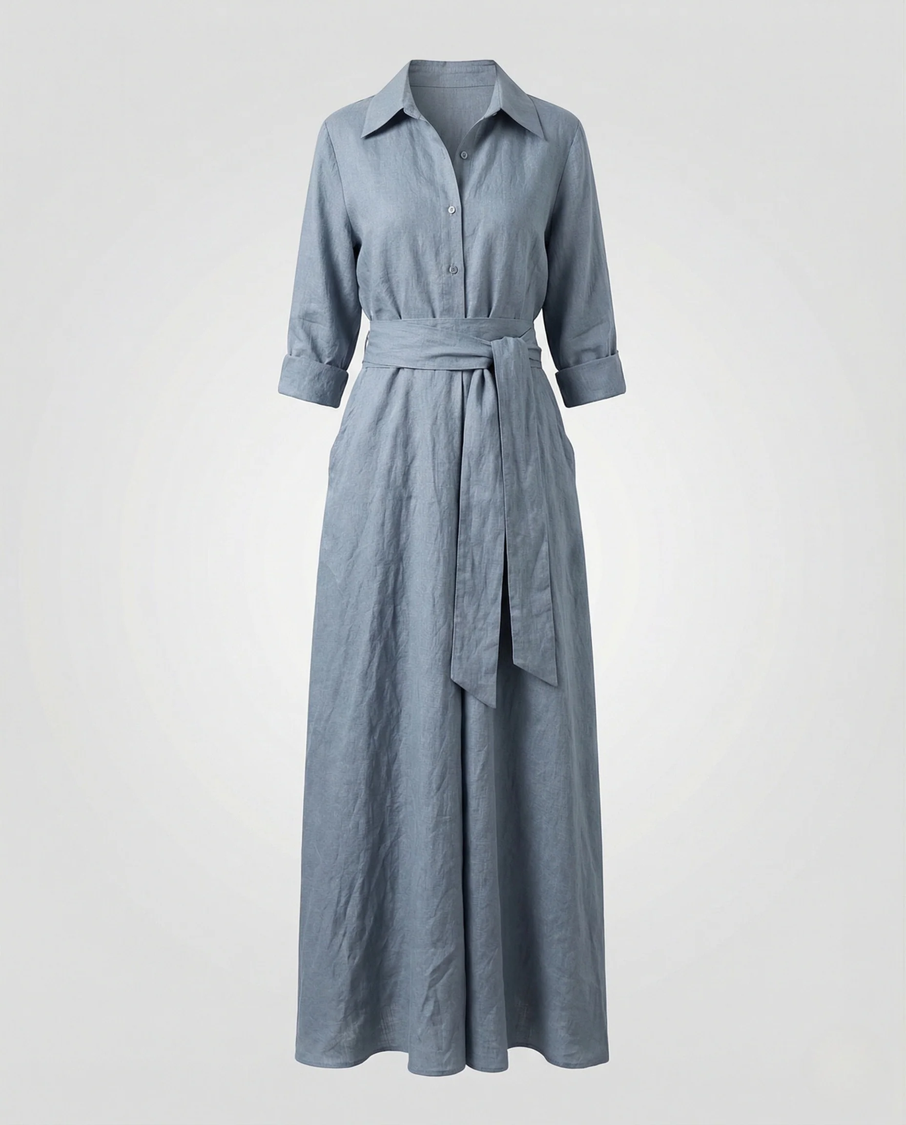 Freizeitkleidung Damen Leinen Overall Elegant - Image 4
