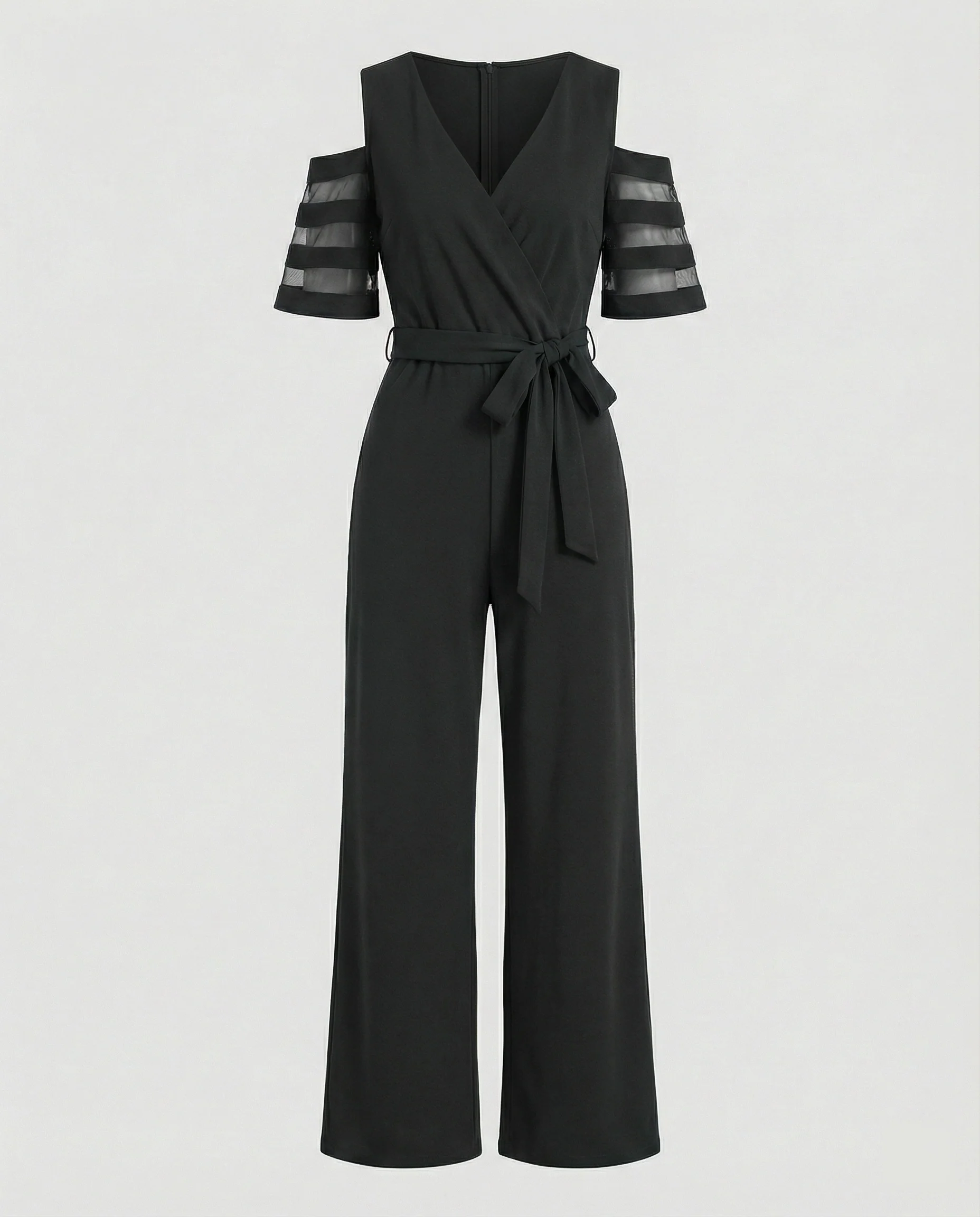 Damen Jumpsuit schulterfrei elegant - Image 4