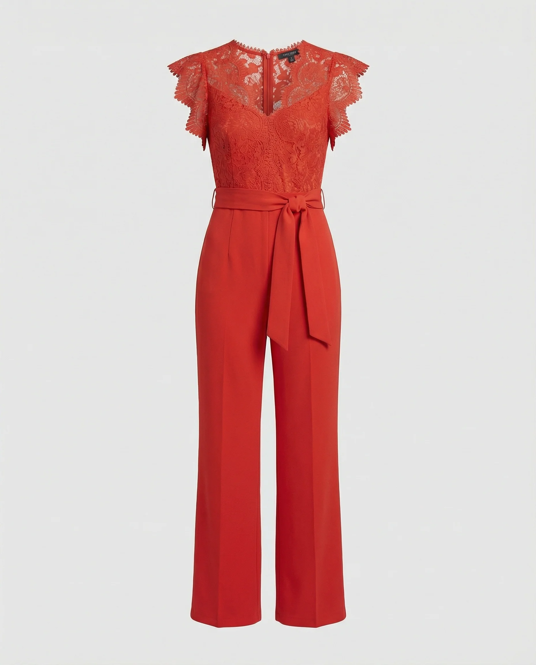 Damen Jumpsuit Spitze elegant weit - Image 4