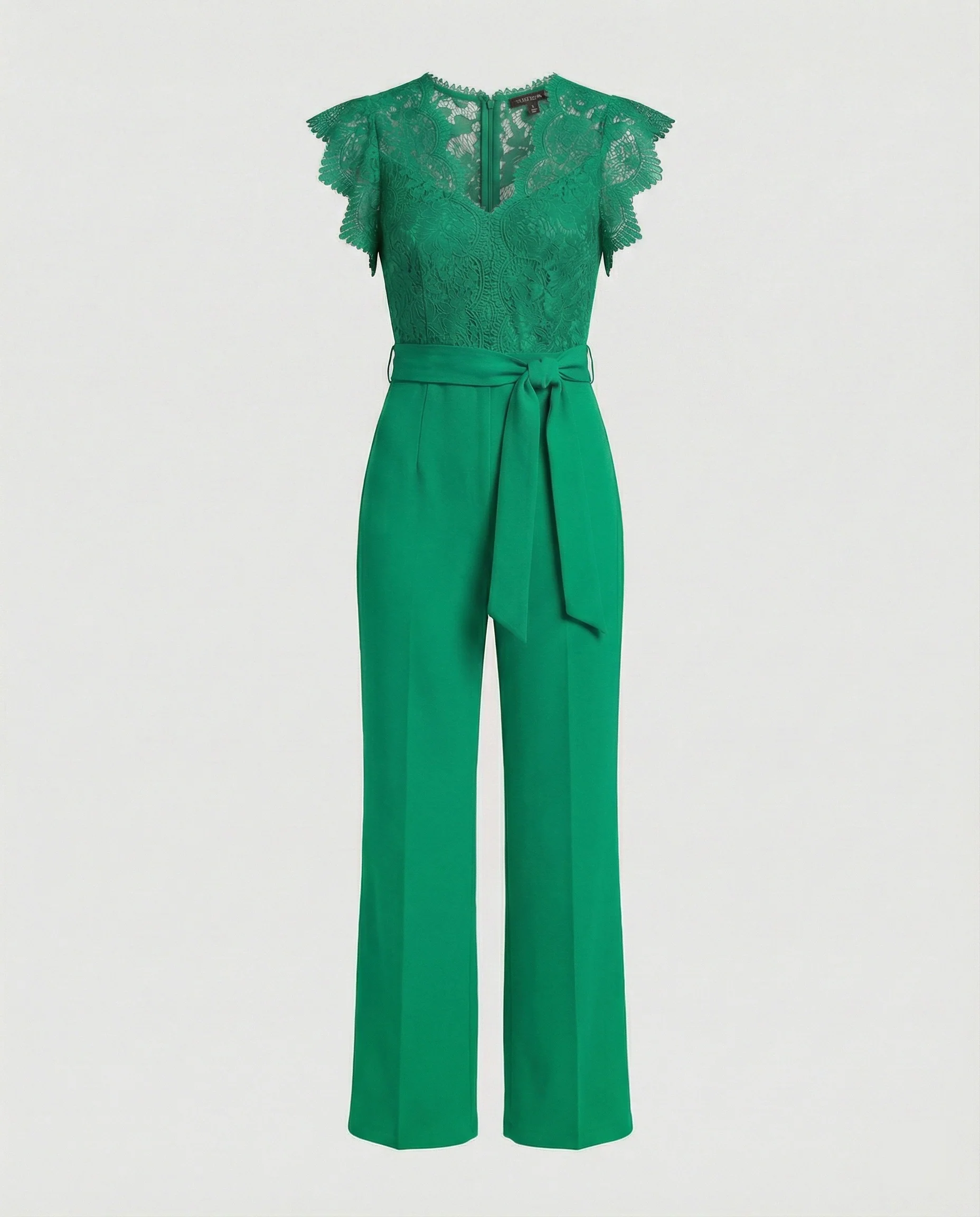 Damen Jumpsuit Spitze elegant weit - Image 6