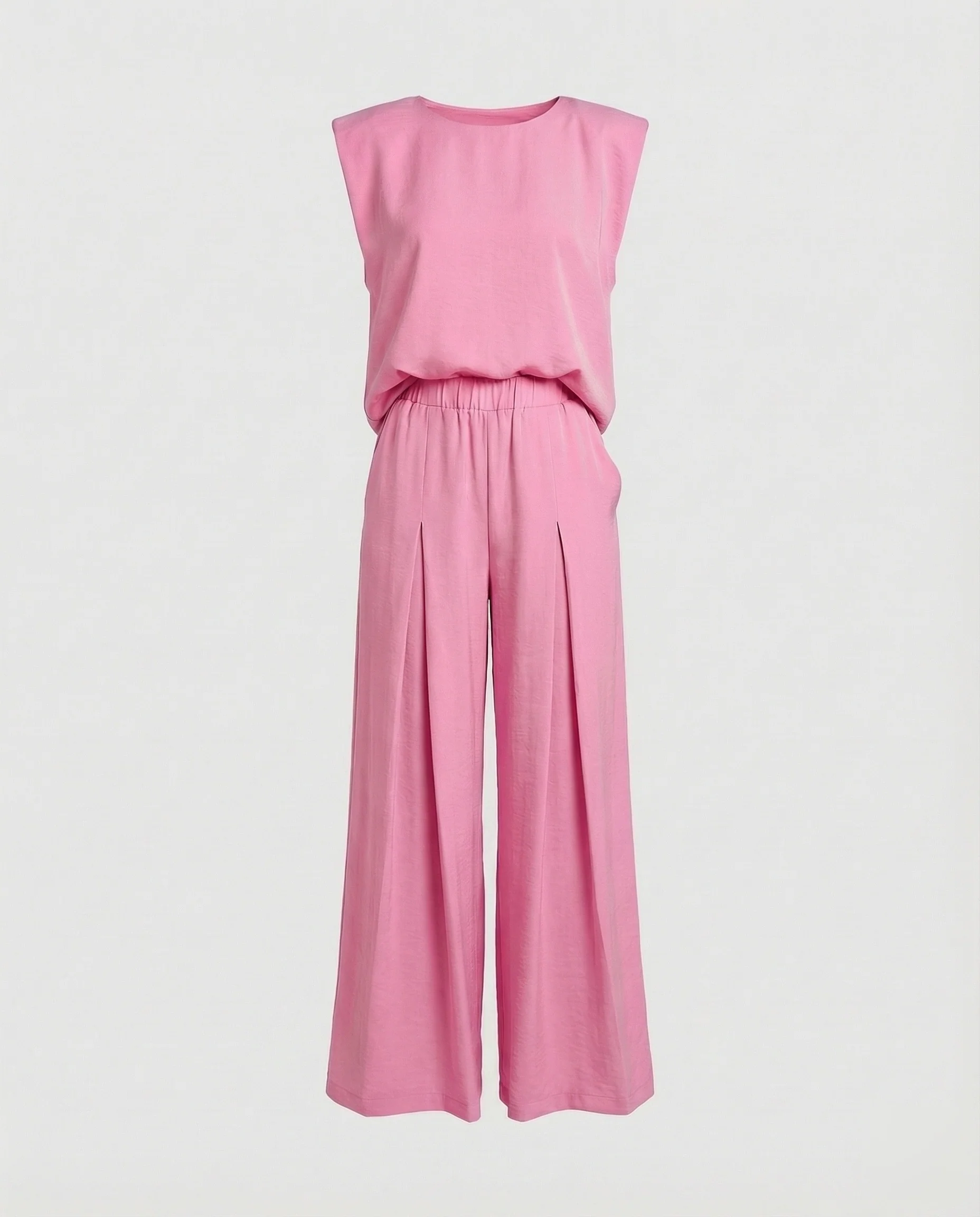 Damen Zweiteiler Set Blazer Palazzo - Image 5