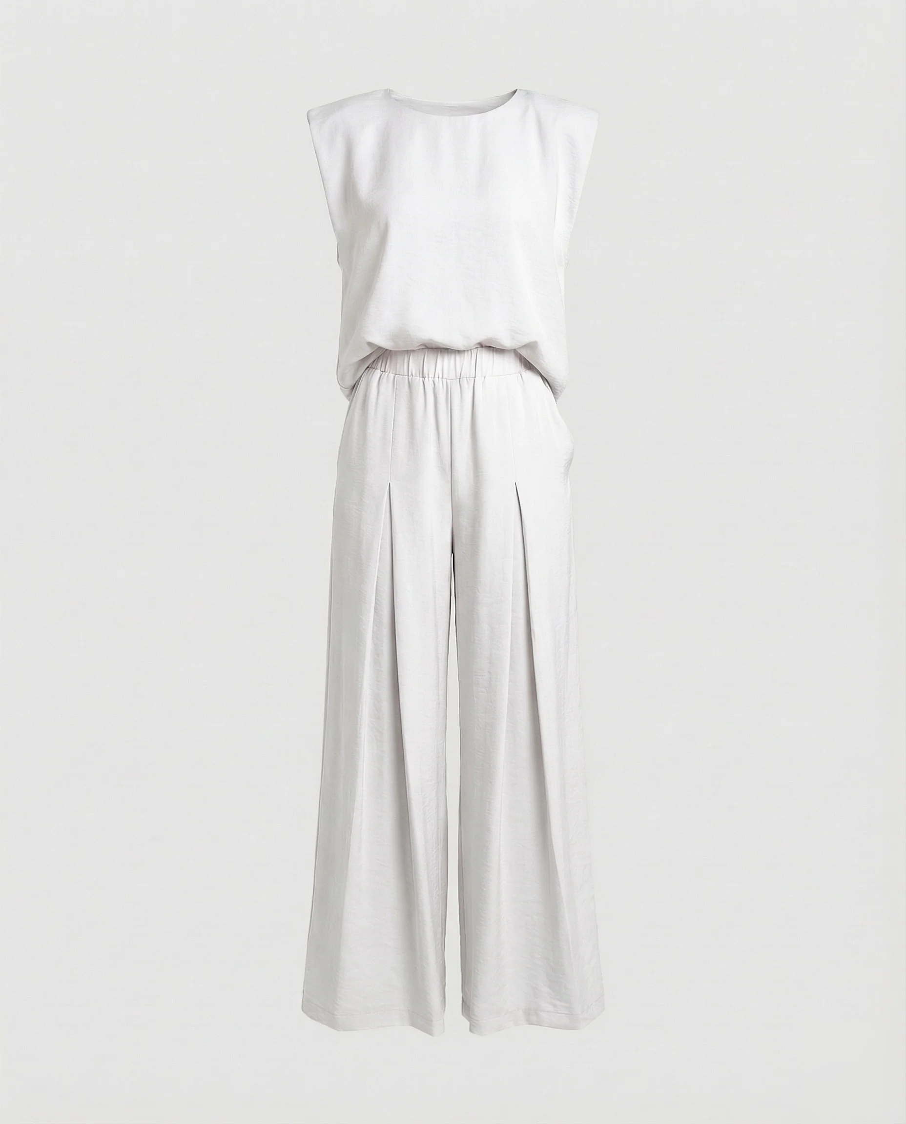Damen Zweiteiler Set Blazer Palazzo - Image 8