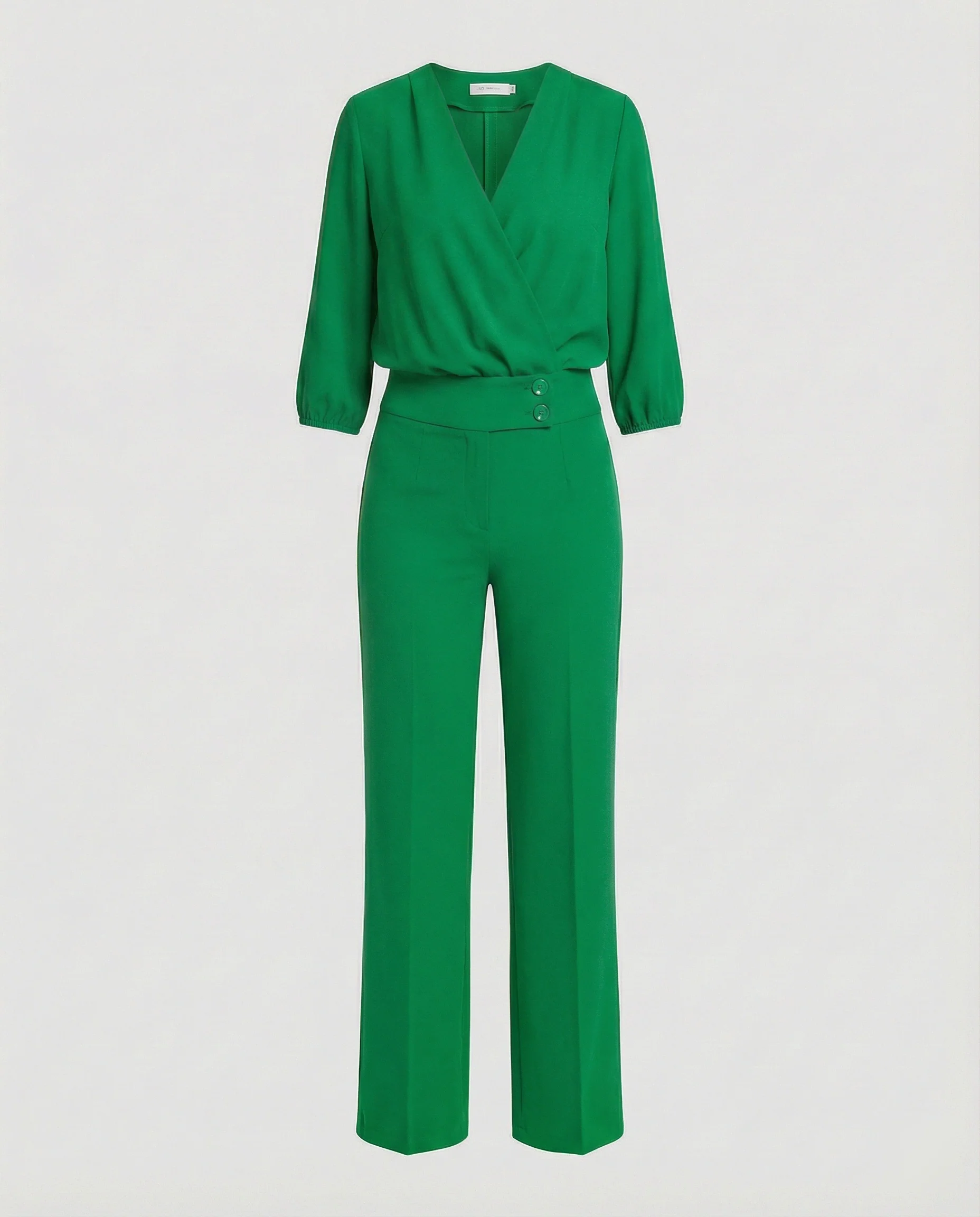 Zweiteiler Set Damen mit Wickelbluse - Image 11