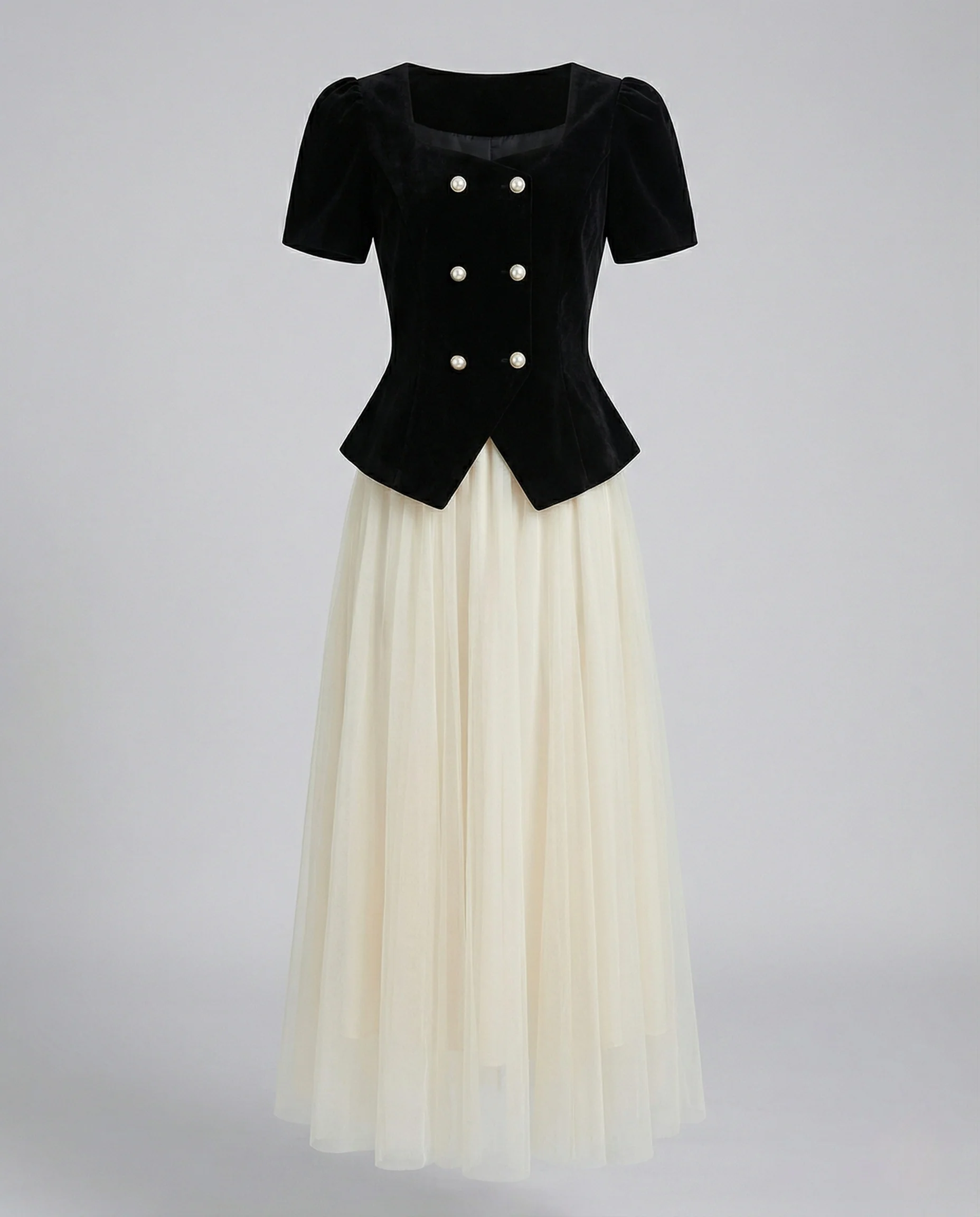 Damen Elegantes Abendensemble mit Tüllrock - Image 4