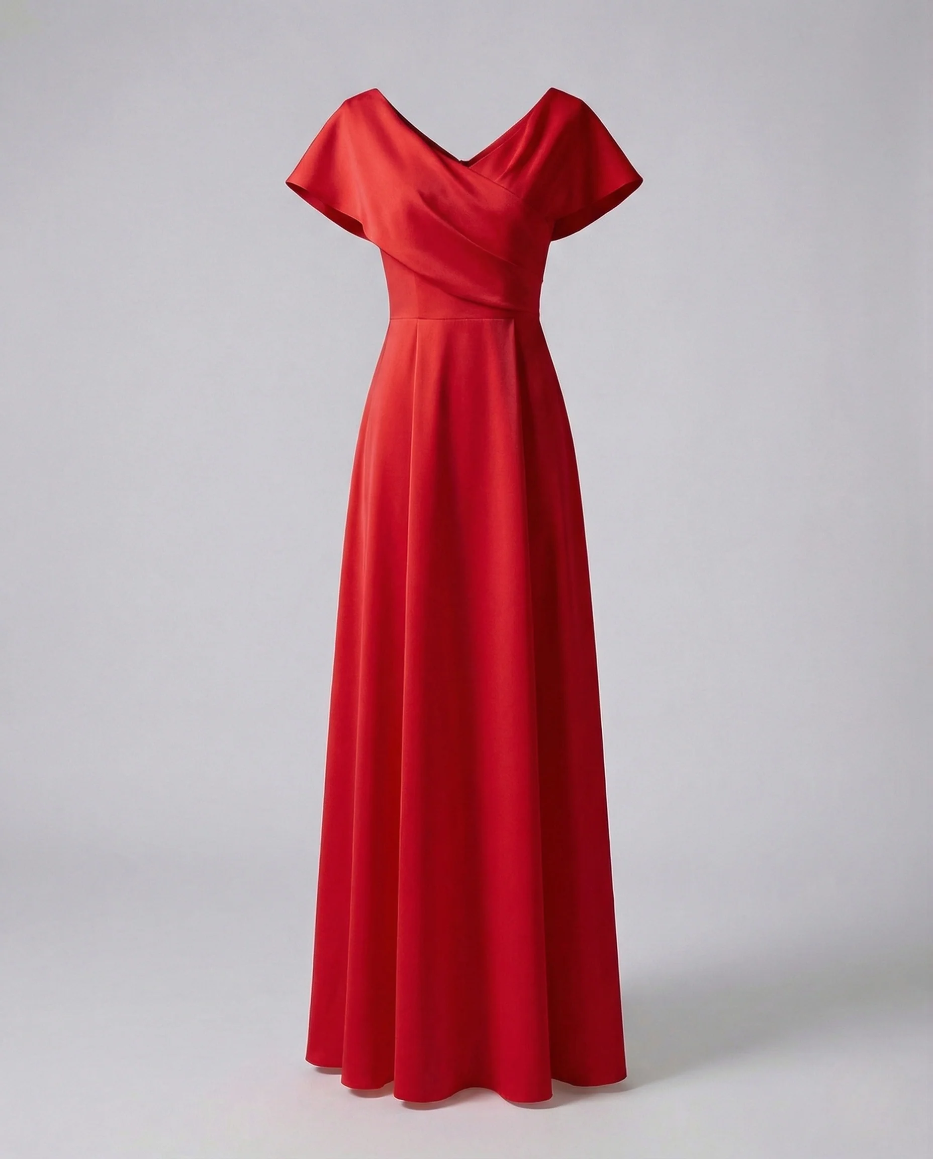 Damen Abendkleid mit Cape Ärmeln - Image 6