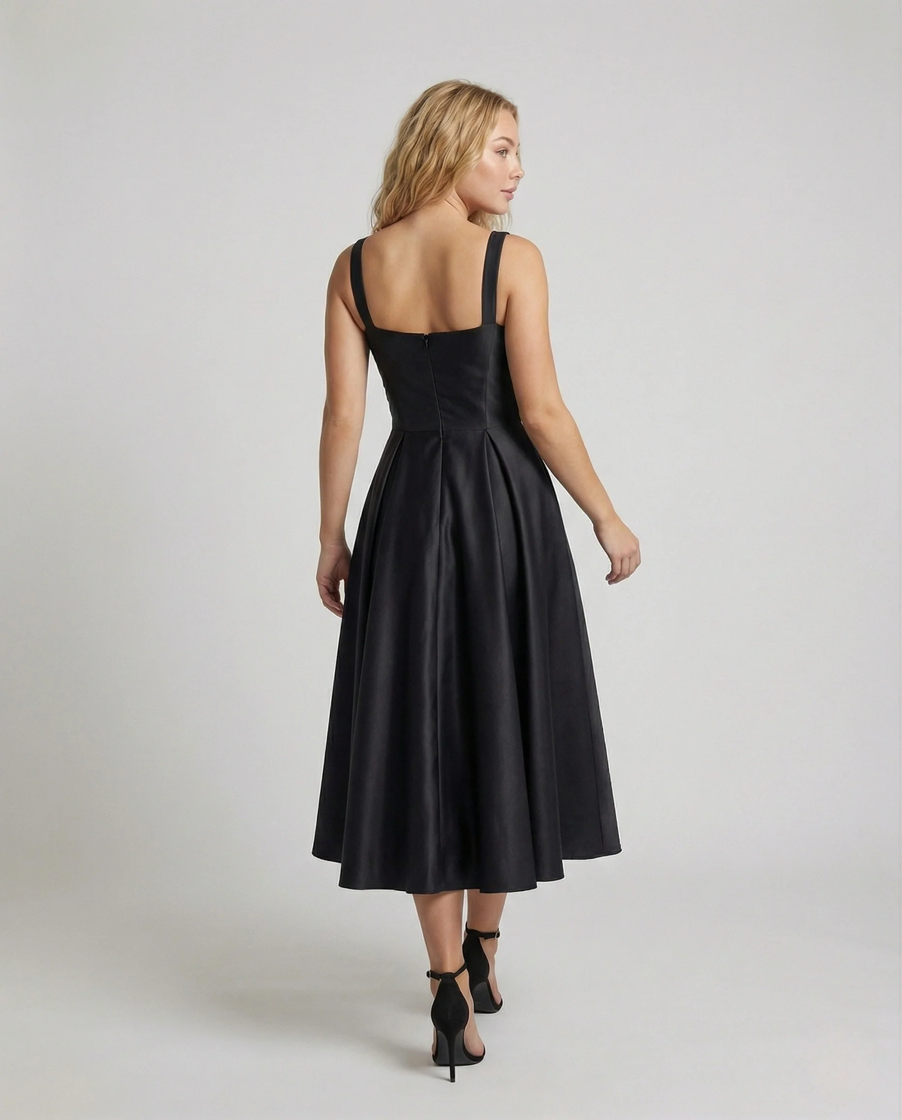 Damen Abendkleid mit Korsage und Midirock - Image 2