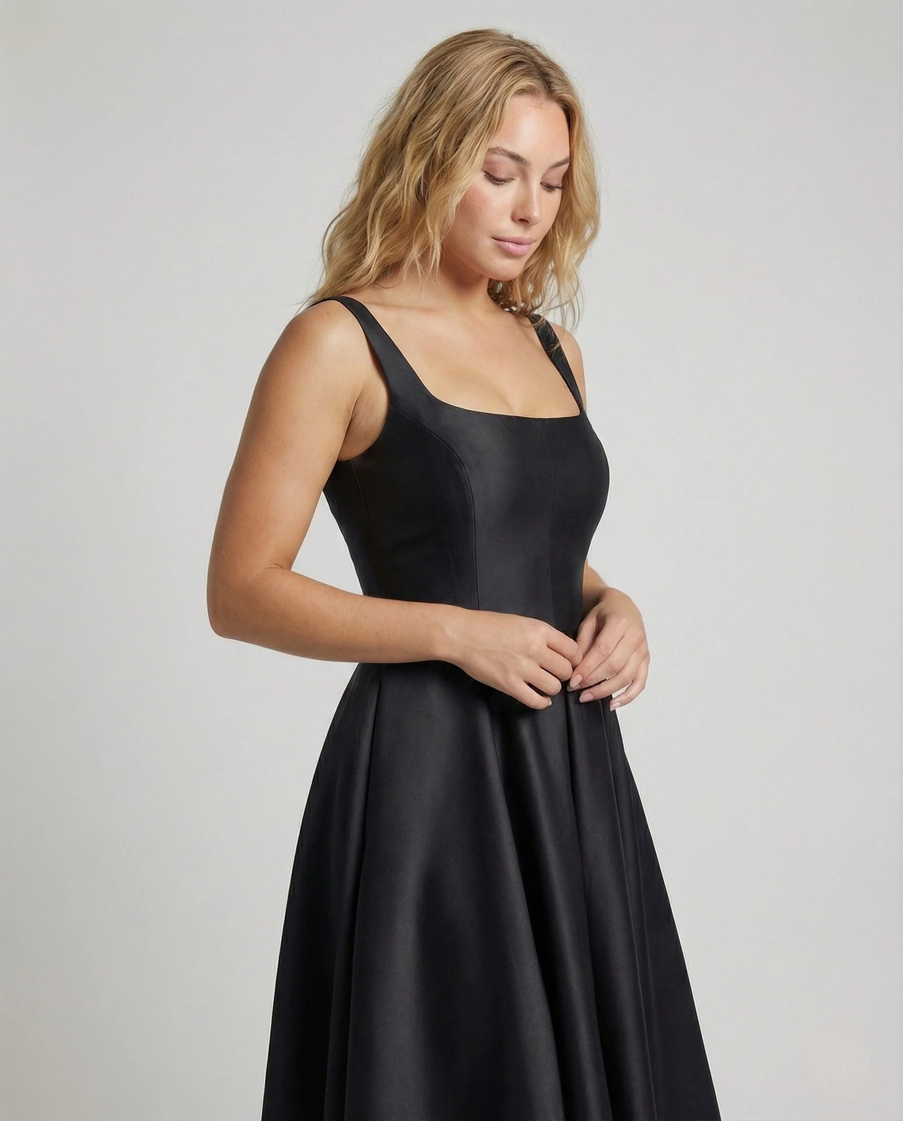 Damen Abendkleid mit Korsage und Midirock - Image 3
