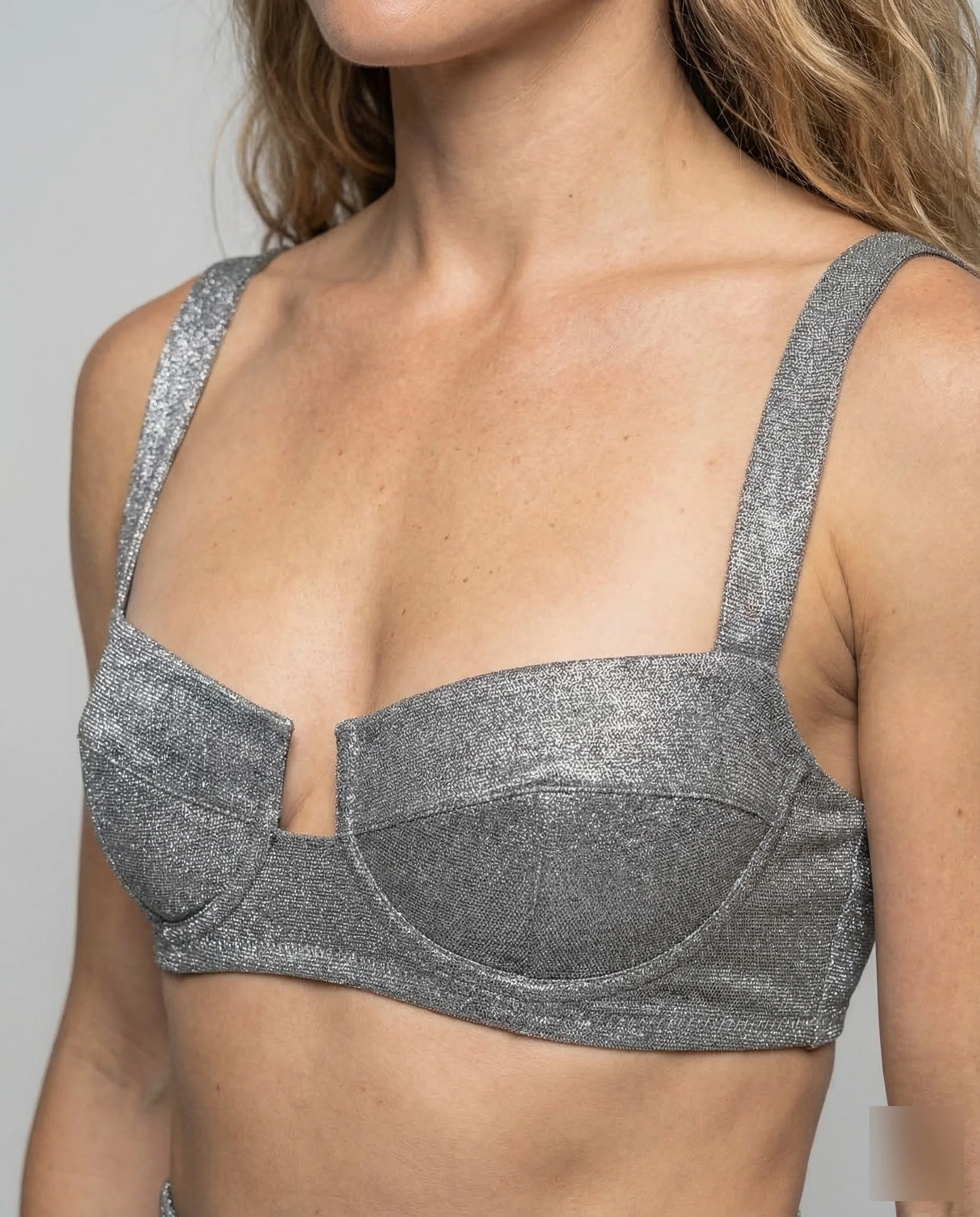 Damen Abend Set Bustier Palazzo - Image 3