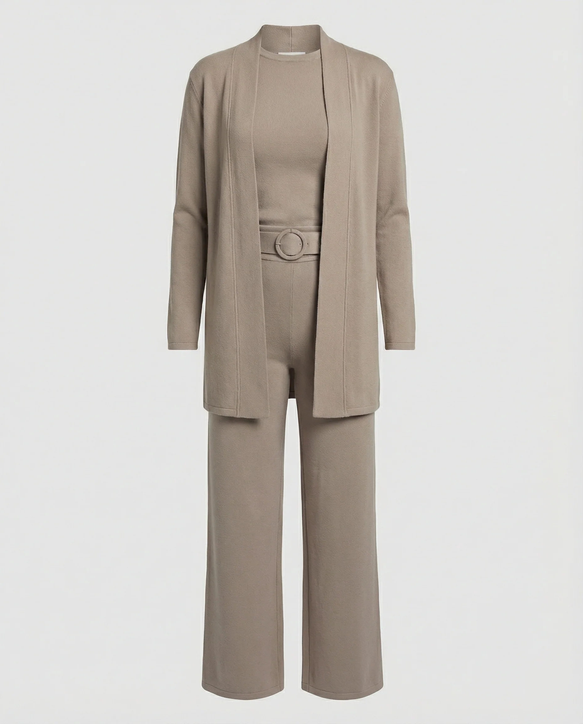 Damen Zweiteiler Set Blazer Palazzohose - Image 4