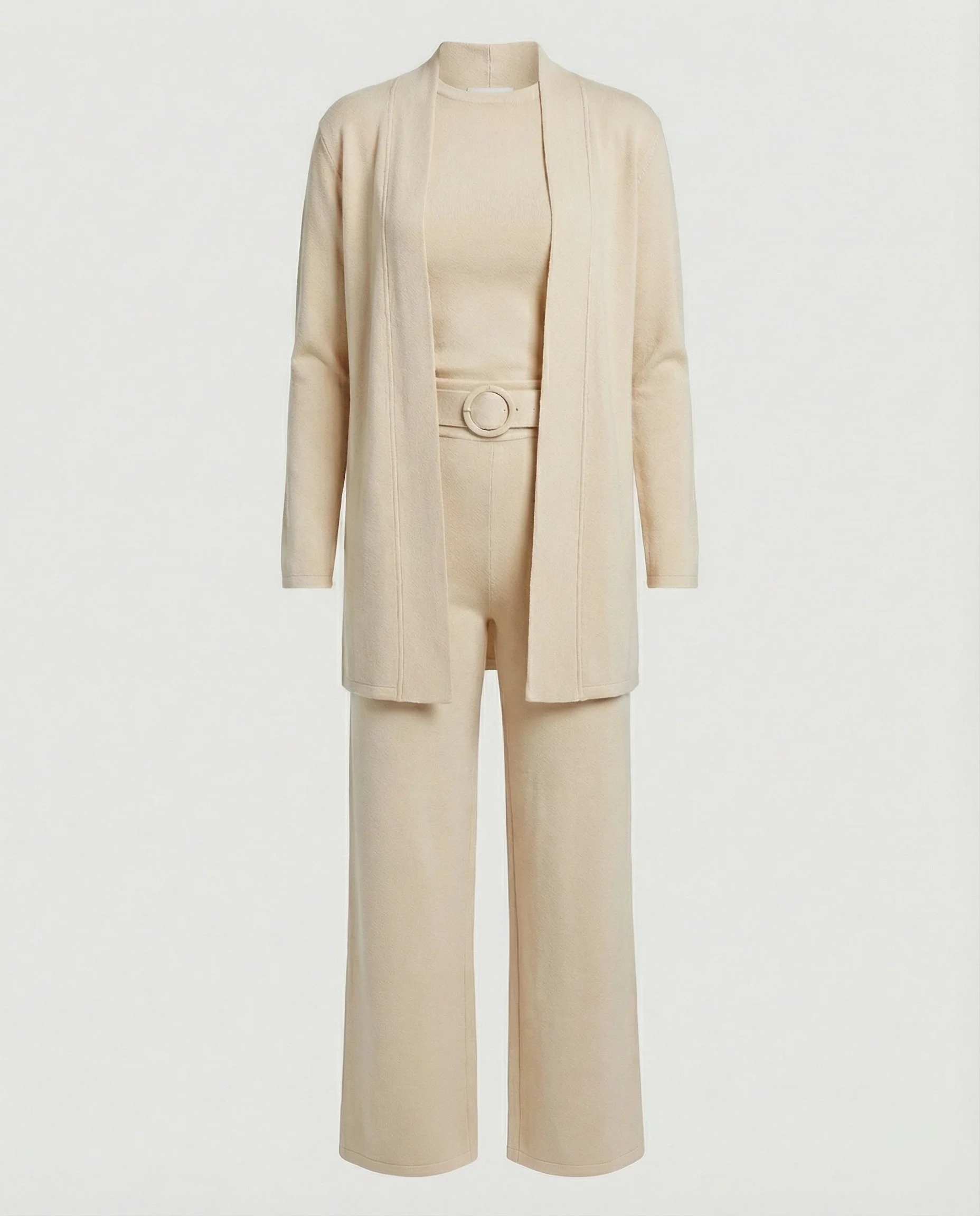 Damen Zweiteiler Set Blazer Palazzohose - Image 7