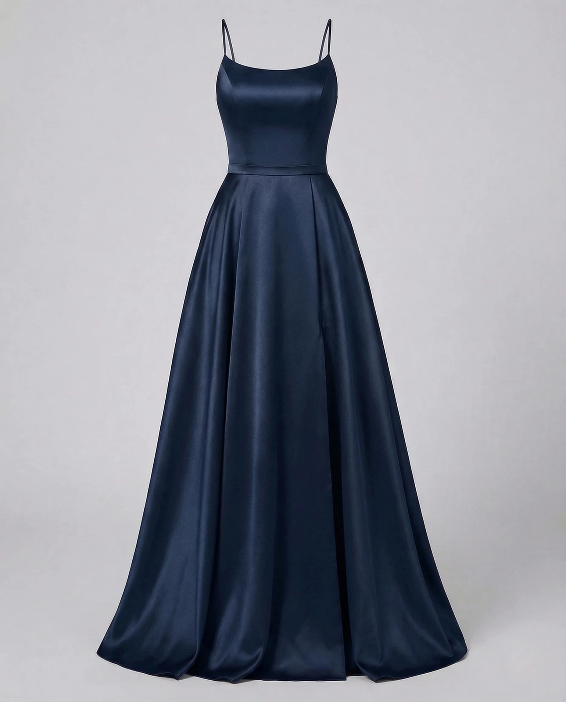 Damen Gala Maxikleid Träger Korsage Seitenschlitz - Image 10