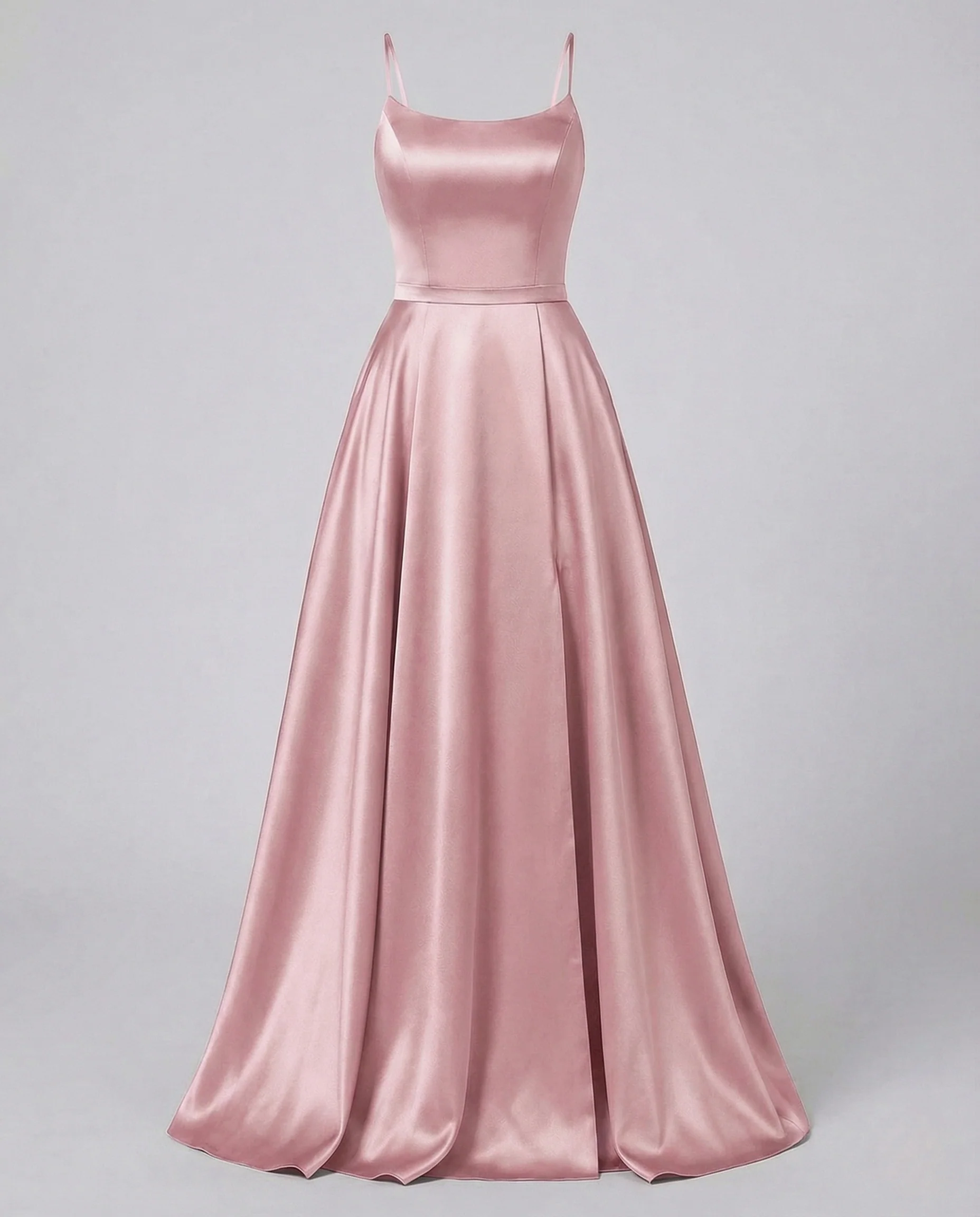 Damen Gala Maxikleid Träger Korsage Seitenschlitz - Image 11