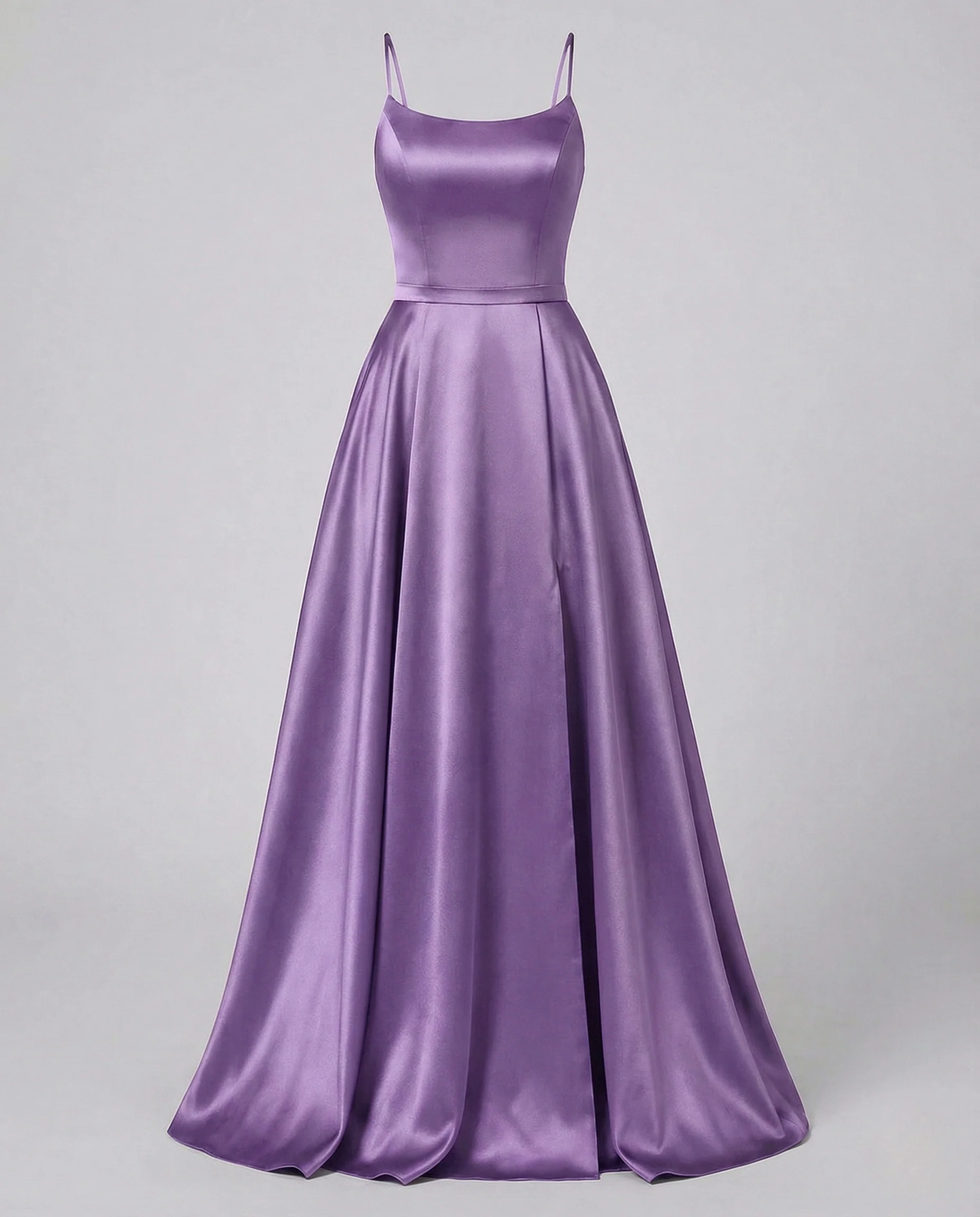 Damen Gala Maxikleid Träger Korsage Seitenschlitz - Image 16