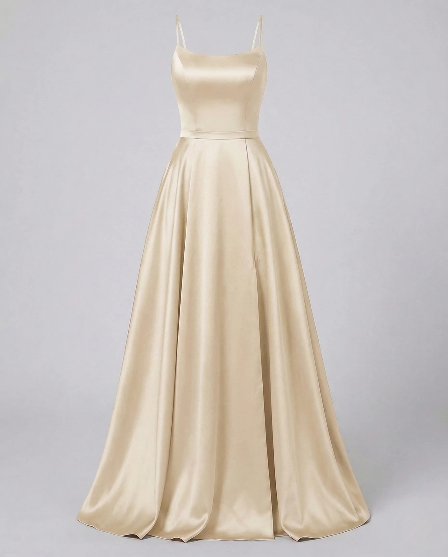 Damen Gala Maxikleid Träger Korsage Seitenschlitz - Image 21