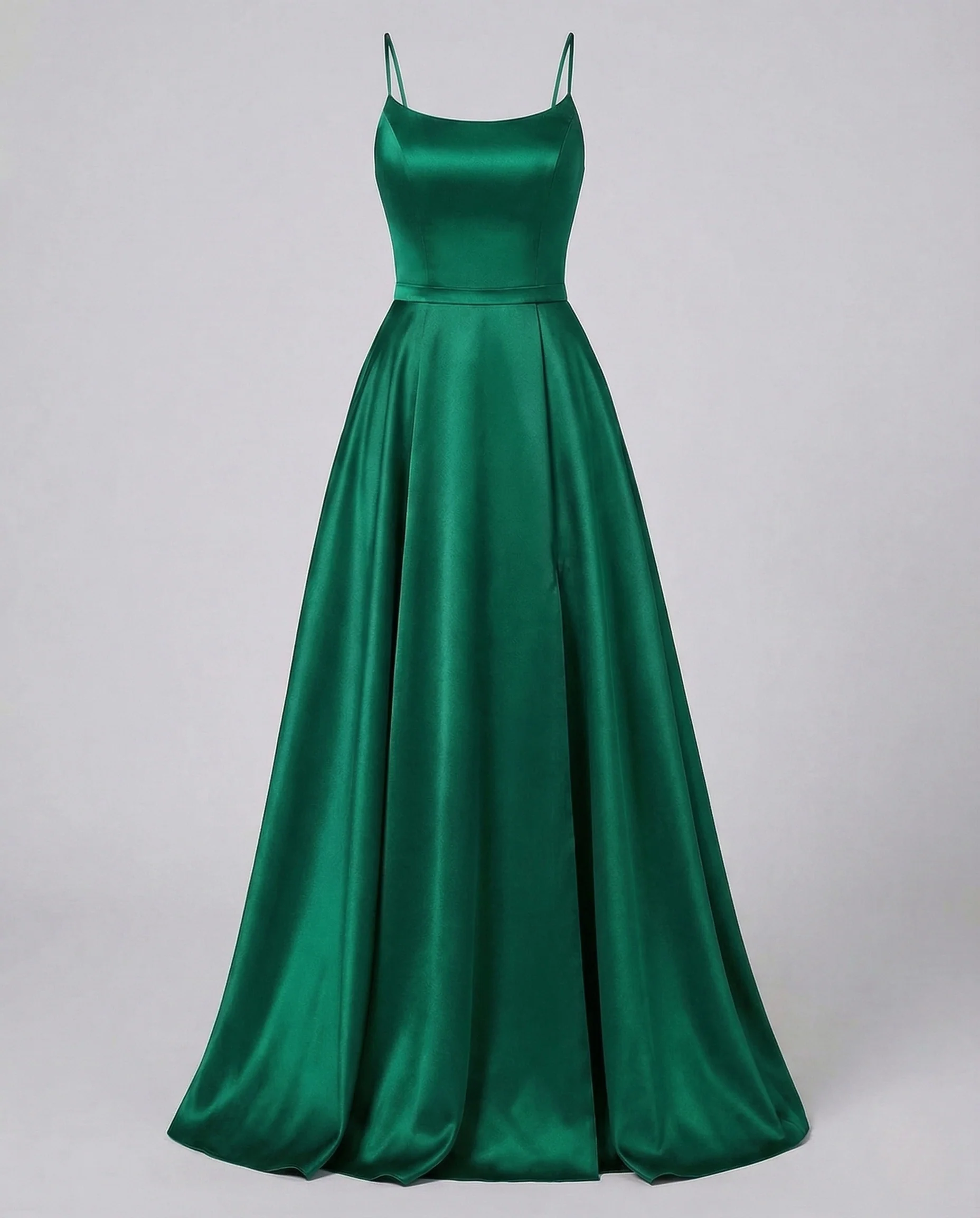 Damen Gala Maxikleid Träger Korsage Seitenschlitz - Image 24