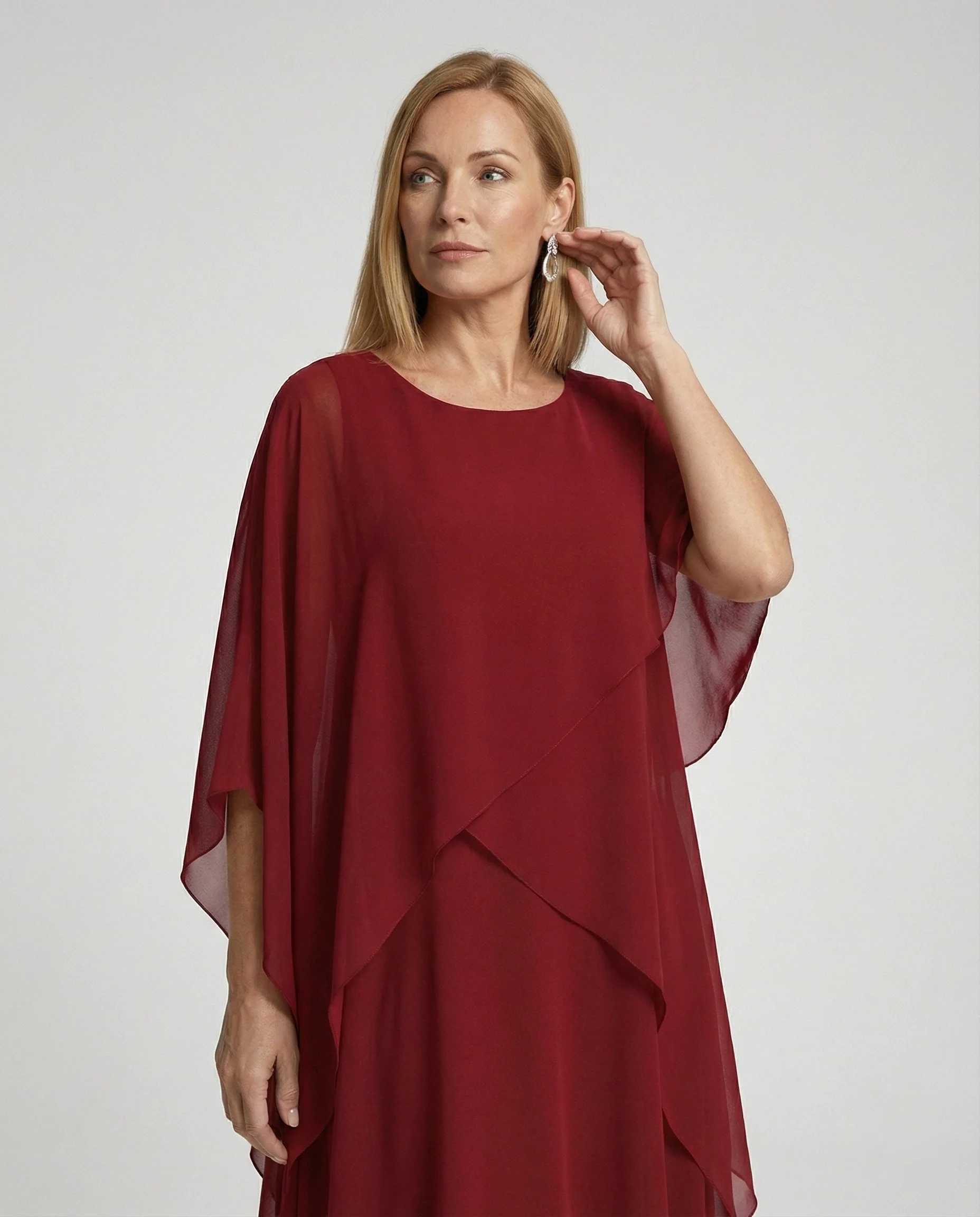 Damen Abendkleid Lagenlook elegant - Image 2