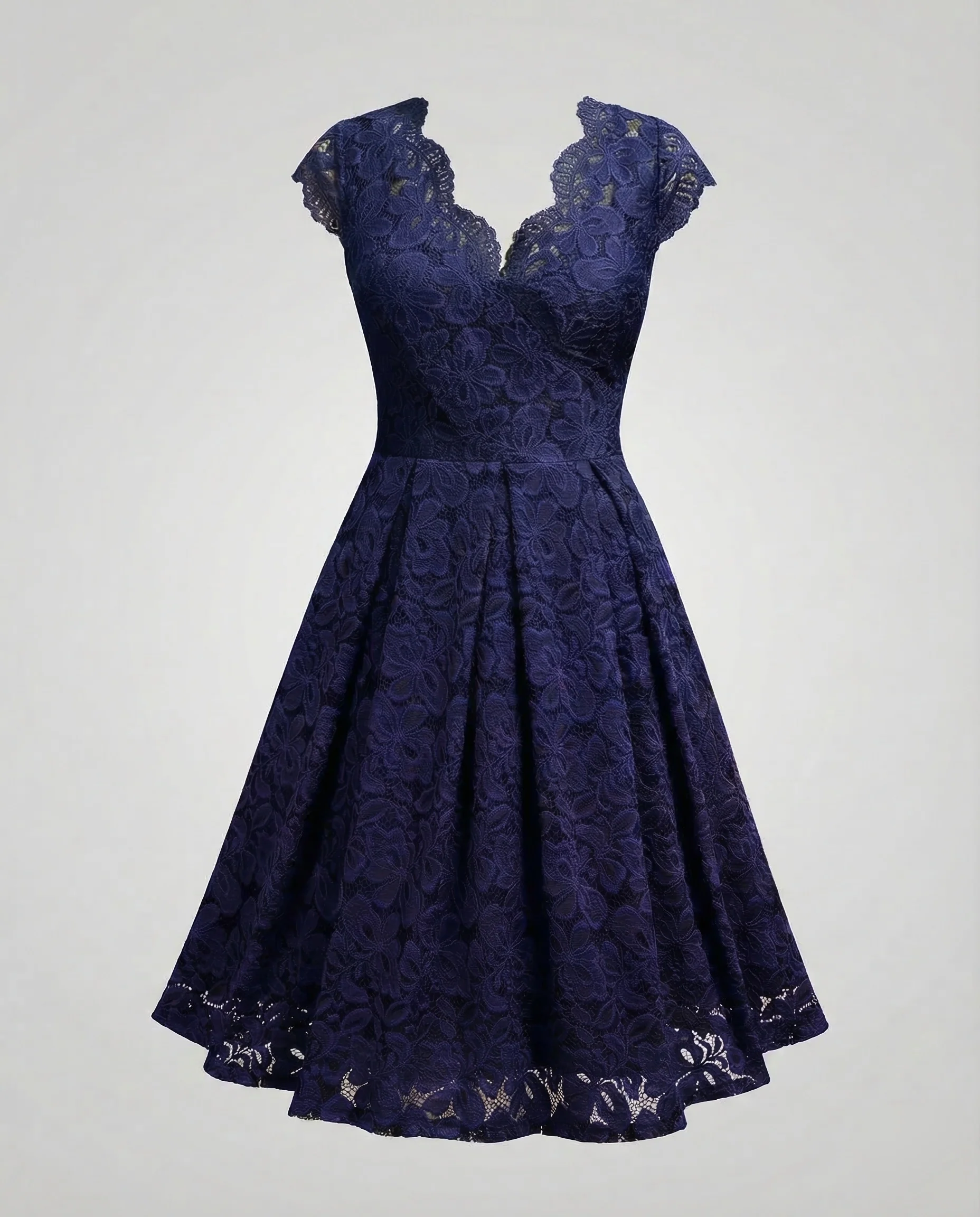 Damen Spitzenkleid A Linie - Image 7