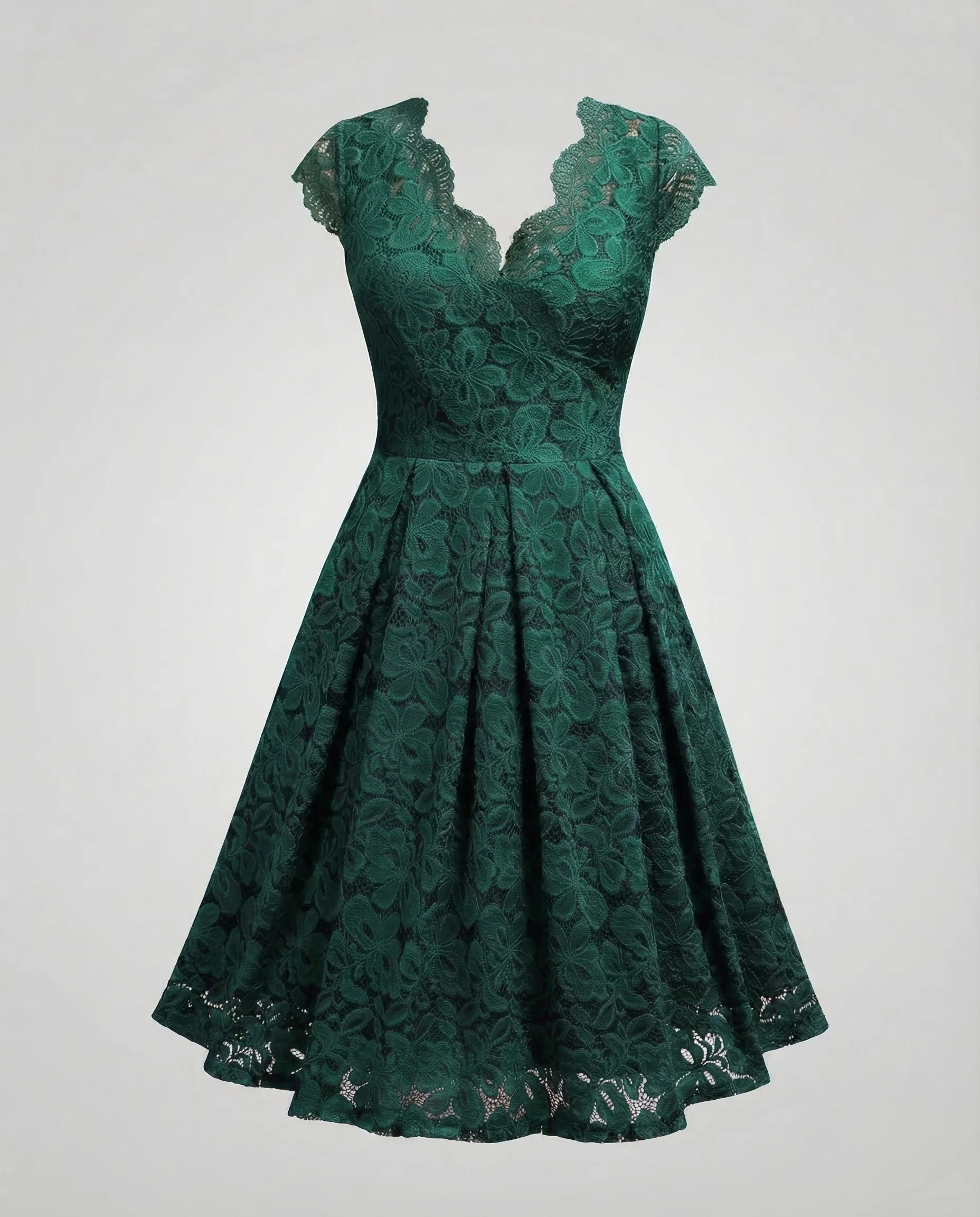 Damen Spitzenkleid A Linie - Image 8