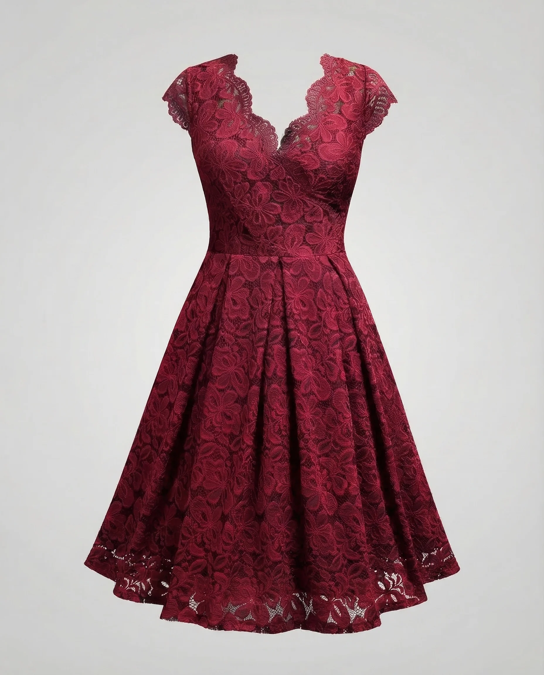 Damen Spitzenkleid A Linie - Image 9