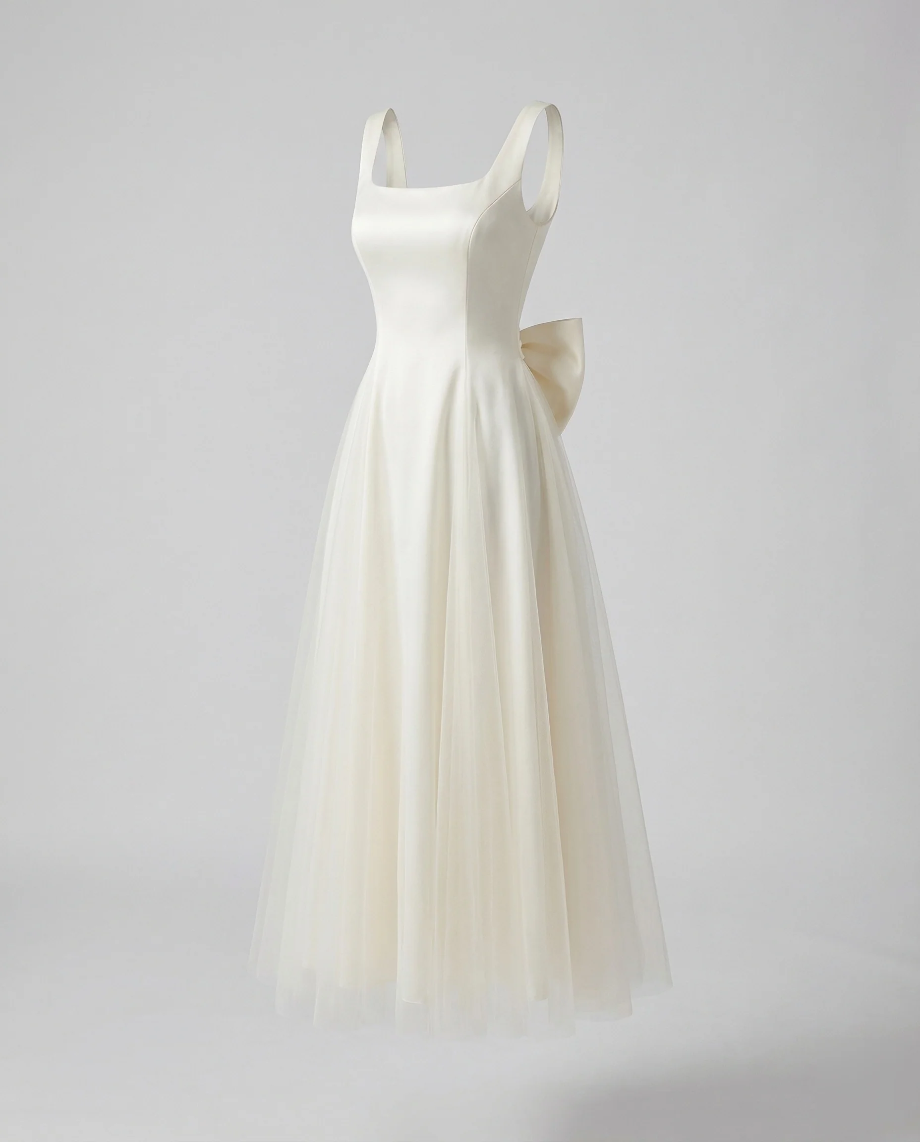 Damen Träger Abendkleid mit Tüllrock - Image 5
