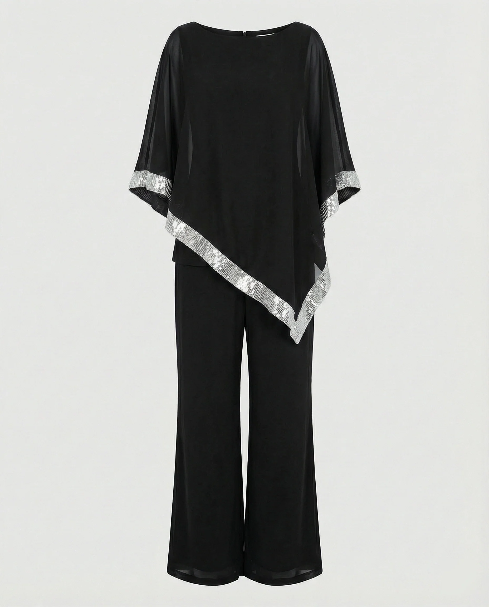 Damen Zweiteiler Set Abend Palazzohose - Image 3