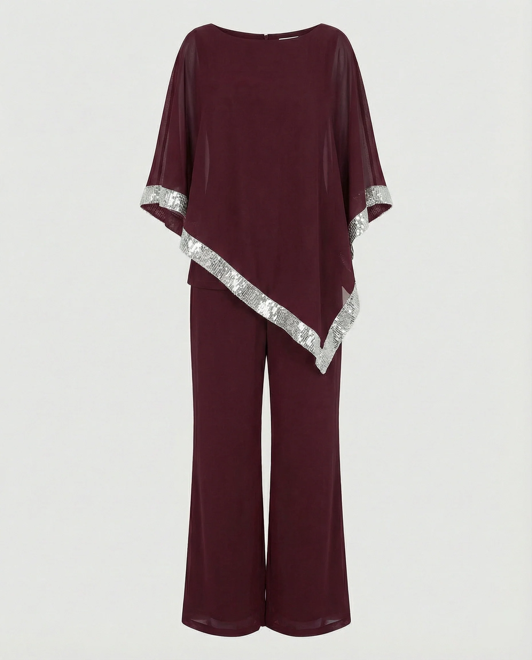 Damen Zweiteiler Set Abend Palazzohose - Image 6