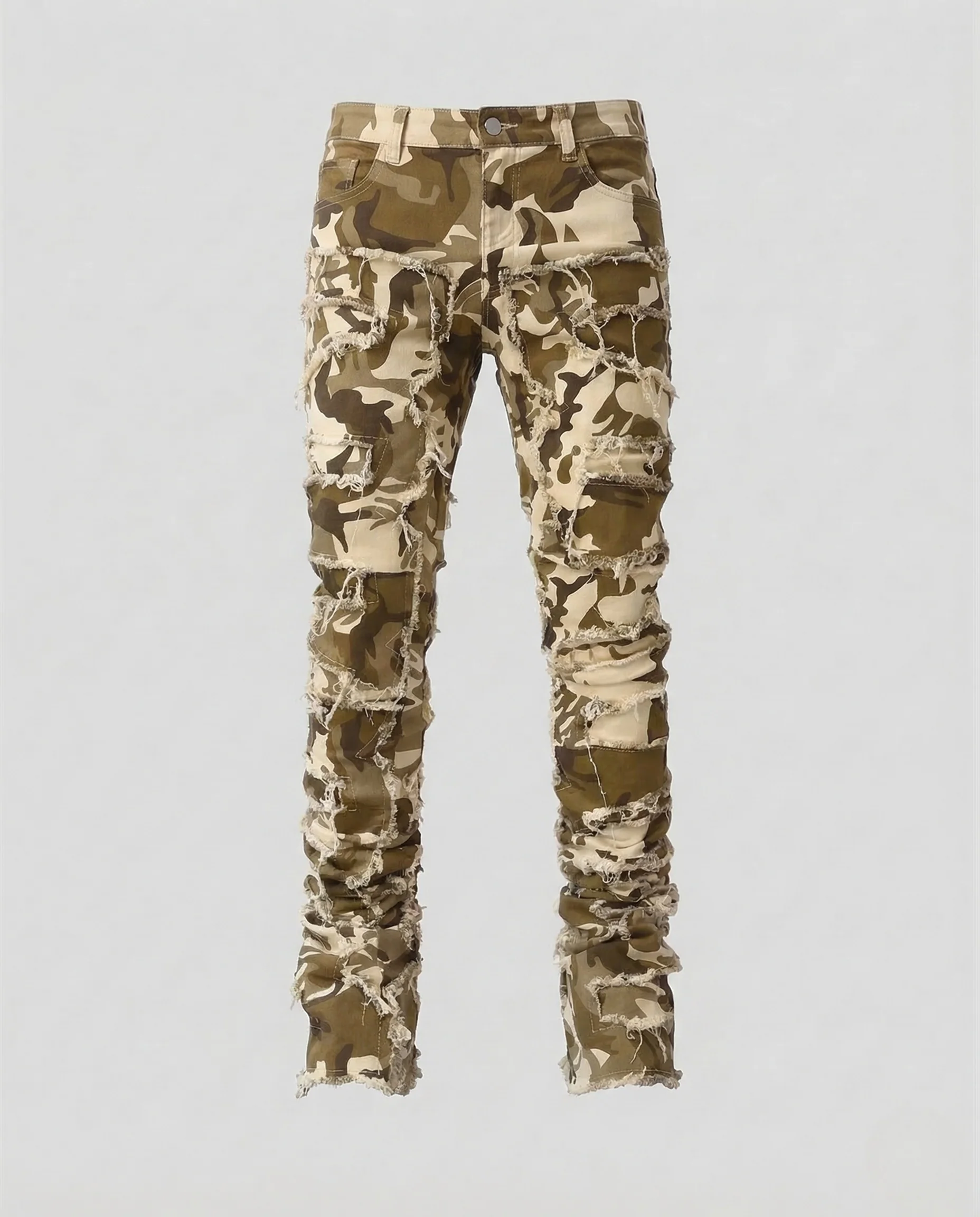Damen Jeans Skinny Destroyed Fransen - Image 11