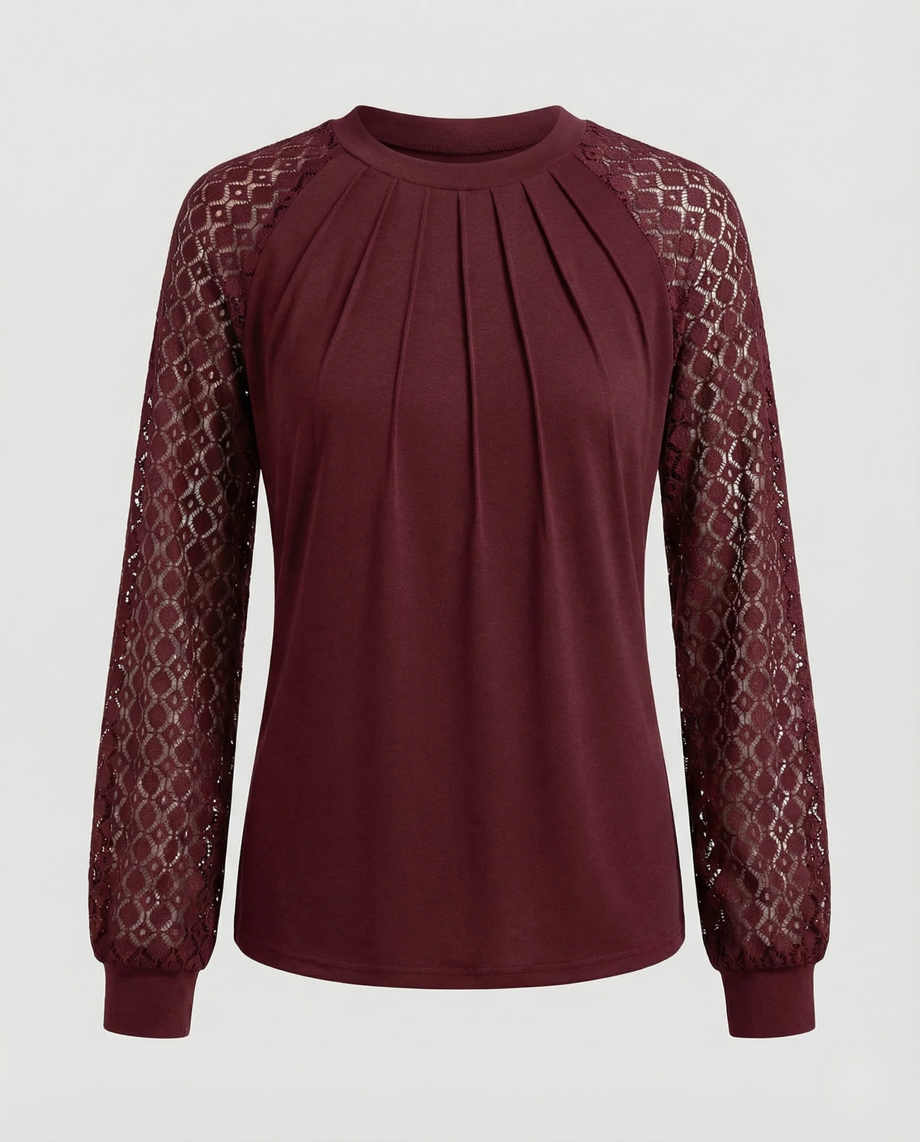 Damen Bluse Spitze elegant - Image 4