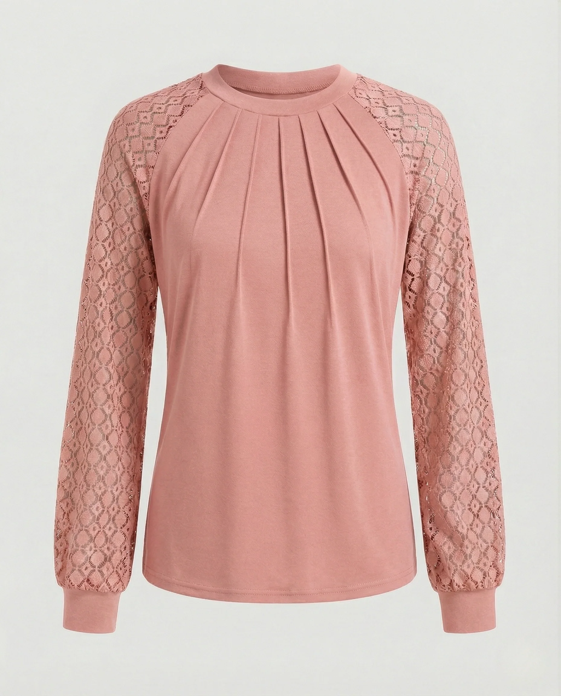 Damen Bluse Spitze elegant - Image 5