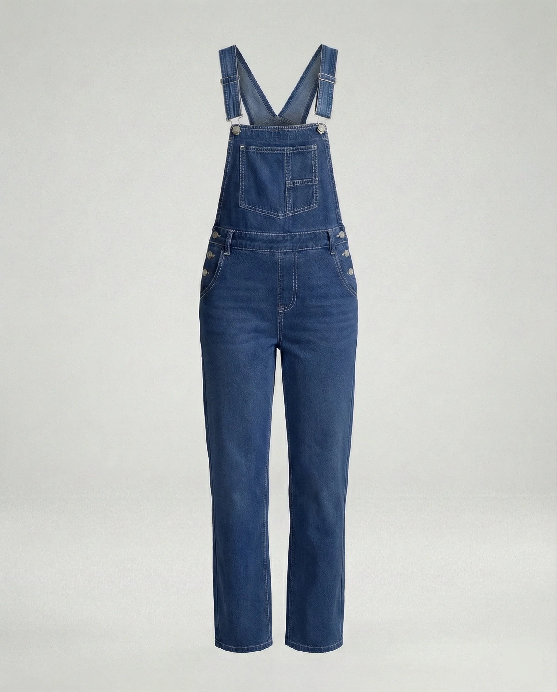 Damen Latzhose Jeans Schlag - Image 2