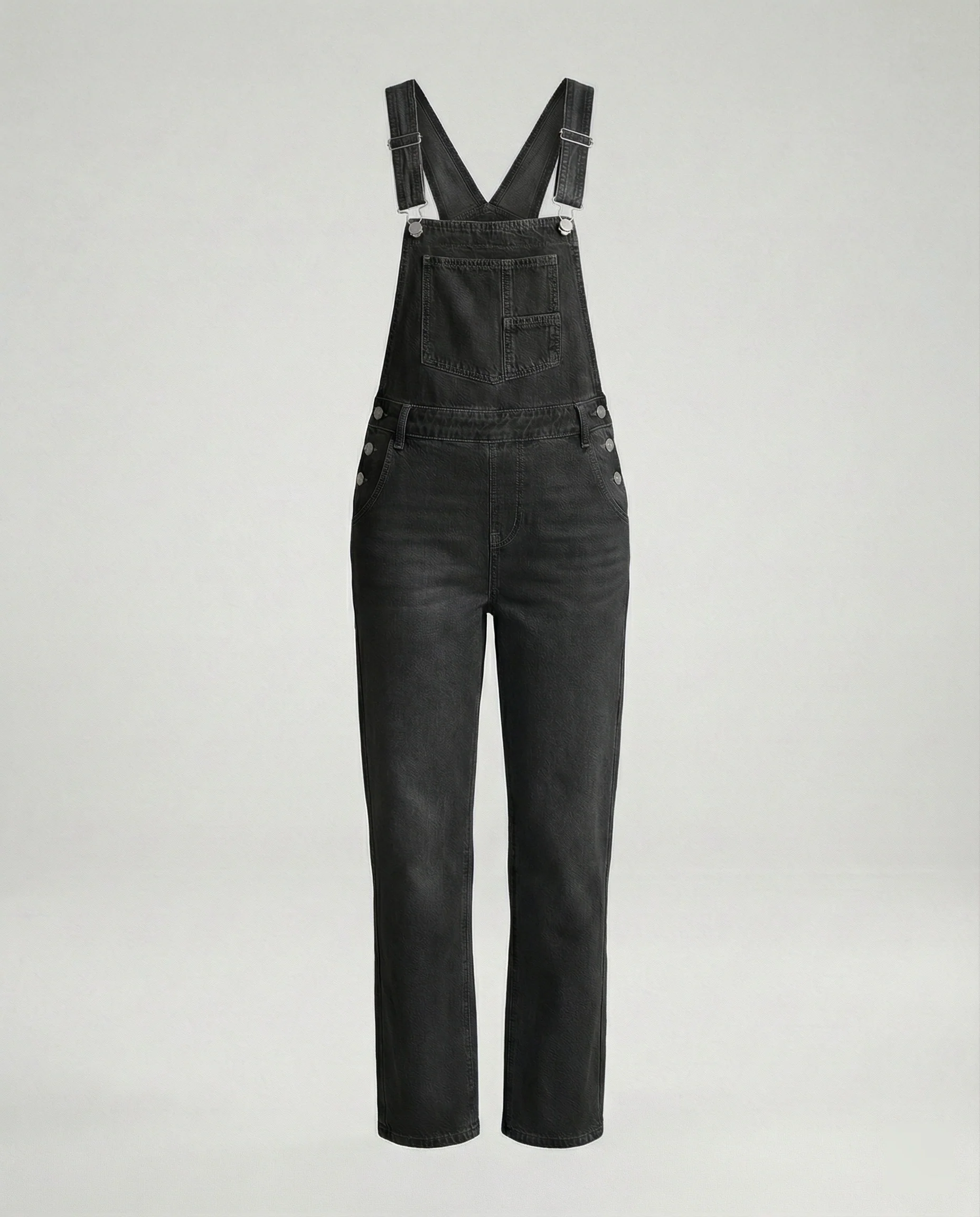 Damen Latzhose Jeans Schlag - Image 3