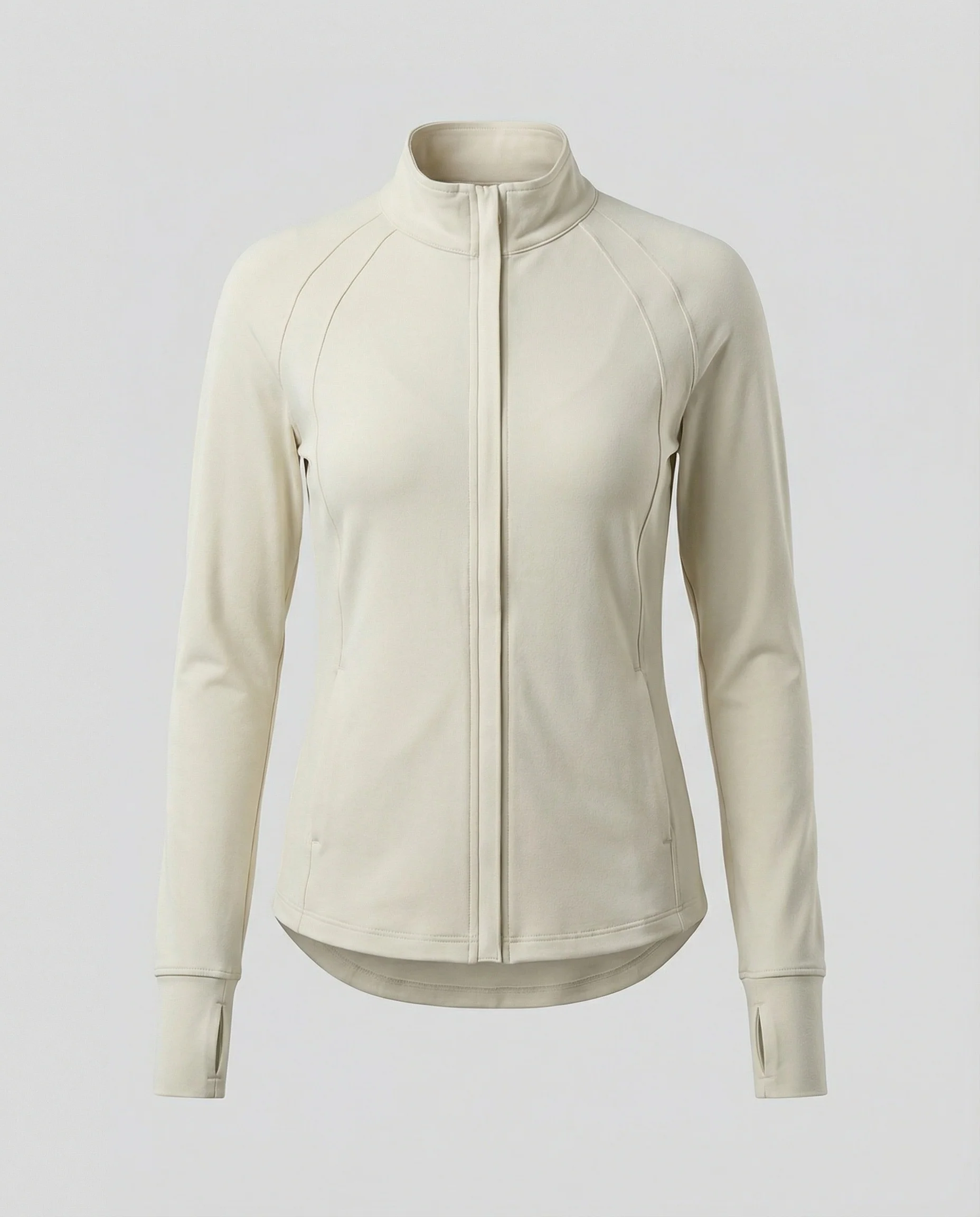 Trainingsjacke Figurbetont Mit Stehkragen Damen - Image 3