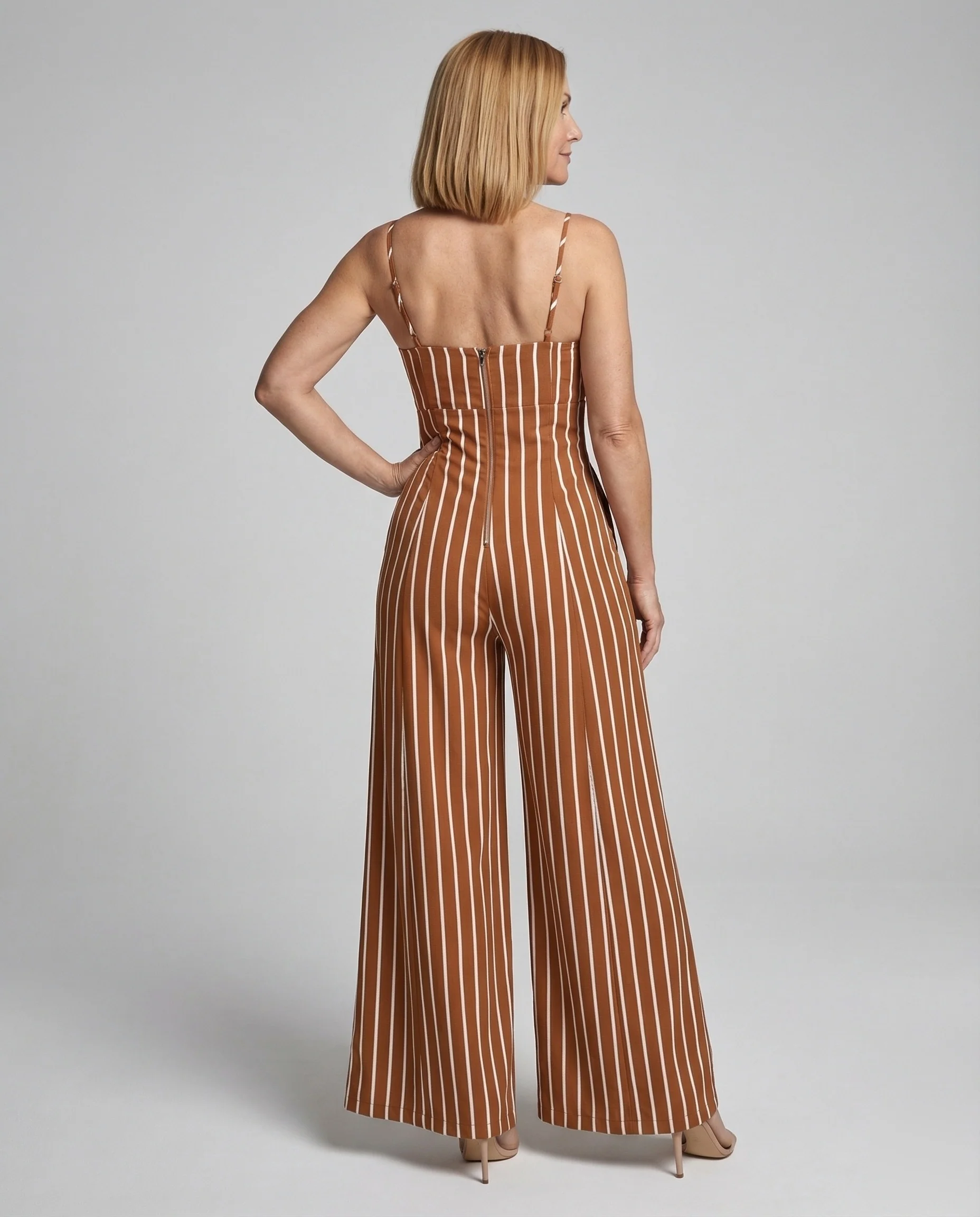 Damen Jumpsuit elegant Spaghettiträger - Image 2