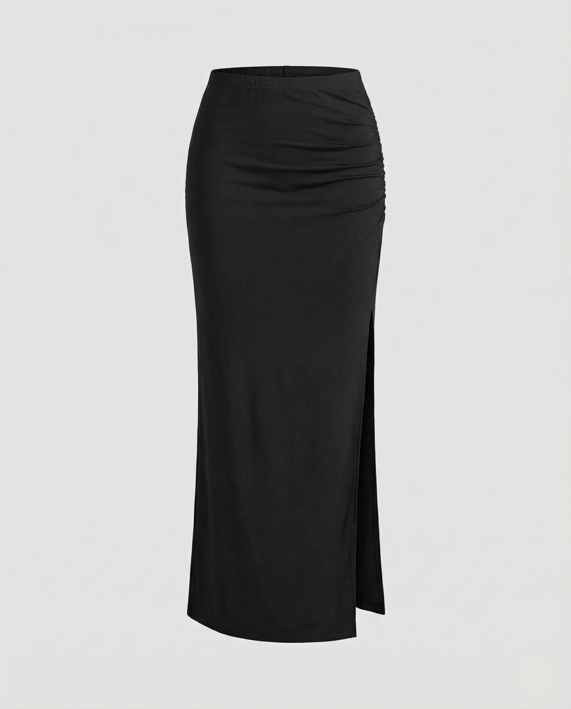 Damen Maxirock Schlitz figurbetont - Image 4