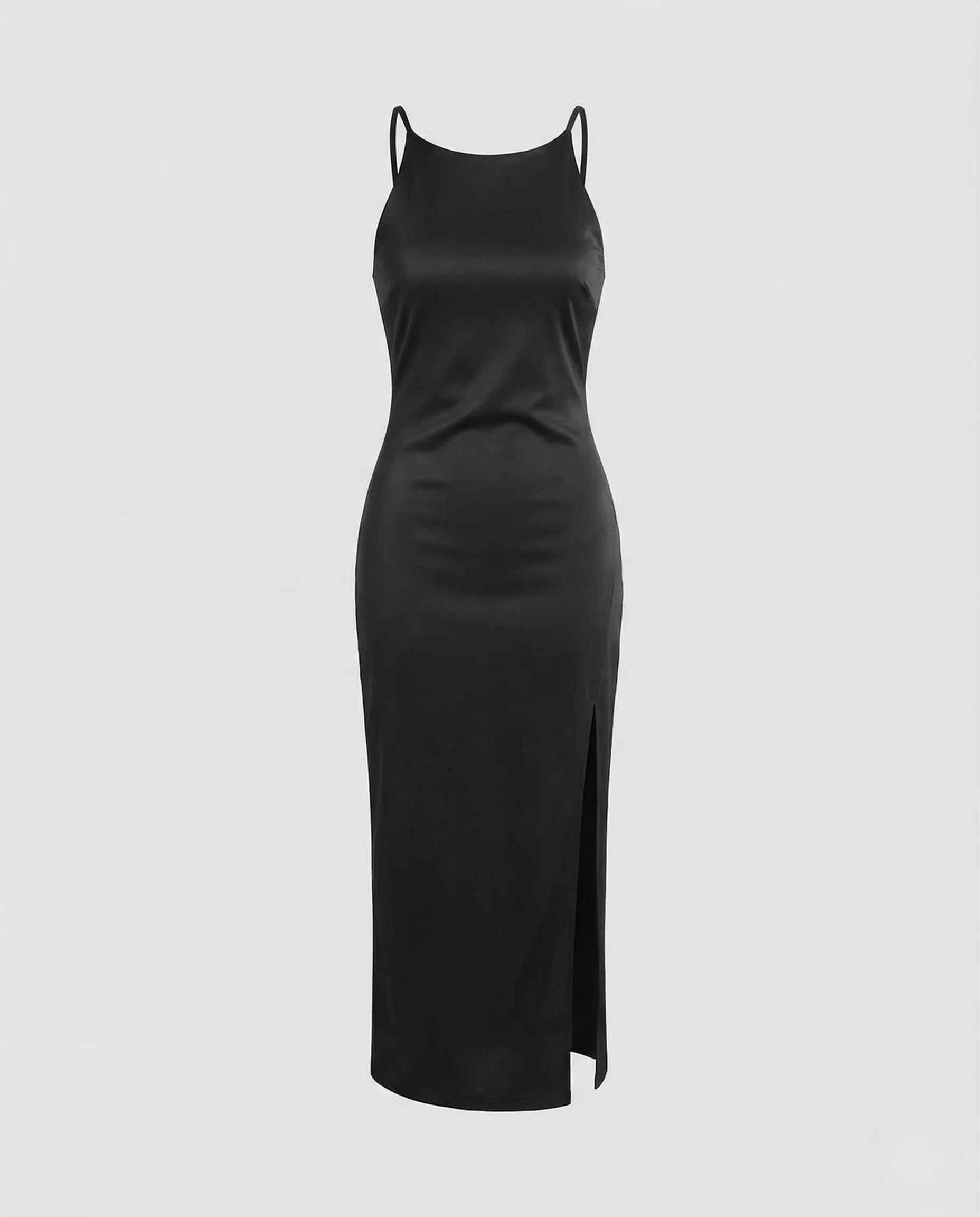 Damen Figurbetontes Abendkleid mit Beinschlitz - Image 5