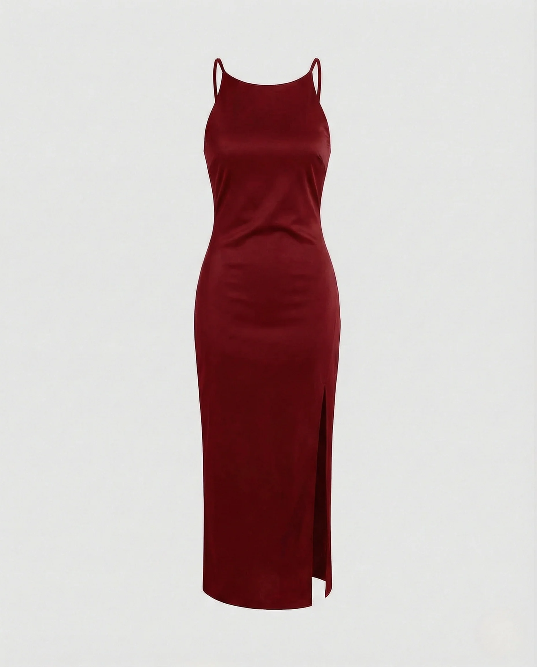 Damen Figurbetontes Abendkleid mit Beinschlitz - Image 6