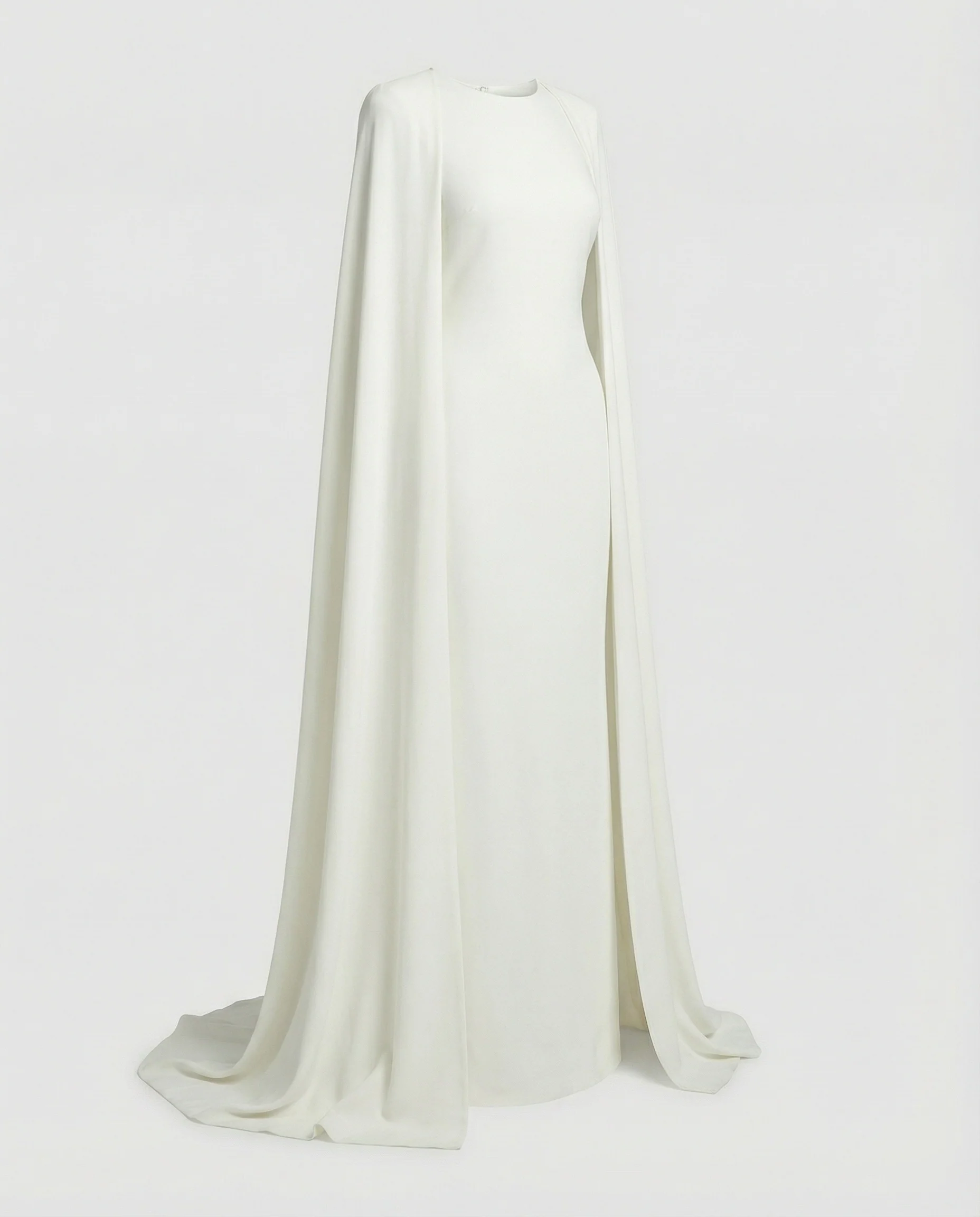 Damen Abendkleid elegant mit Cape - Image 4