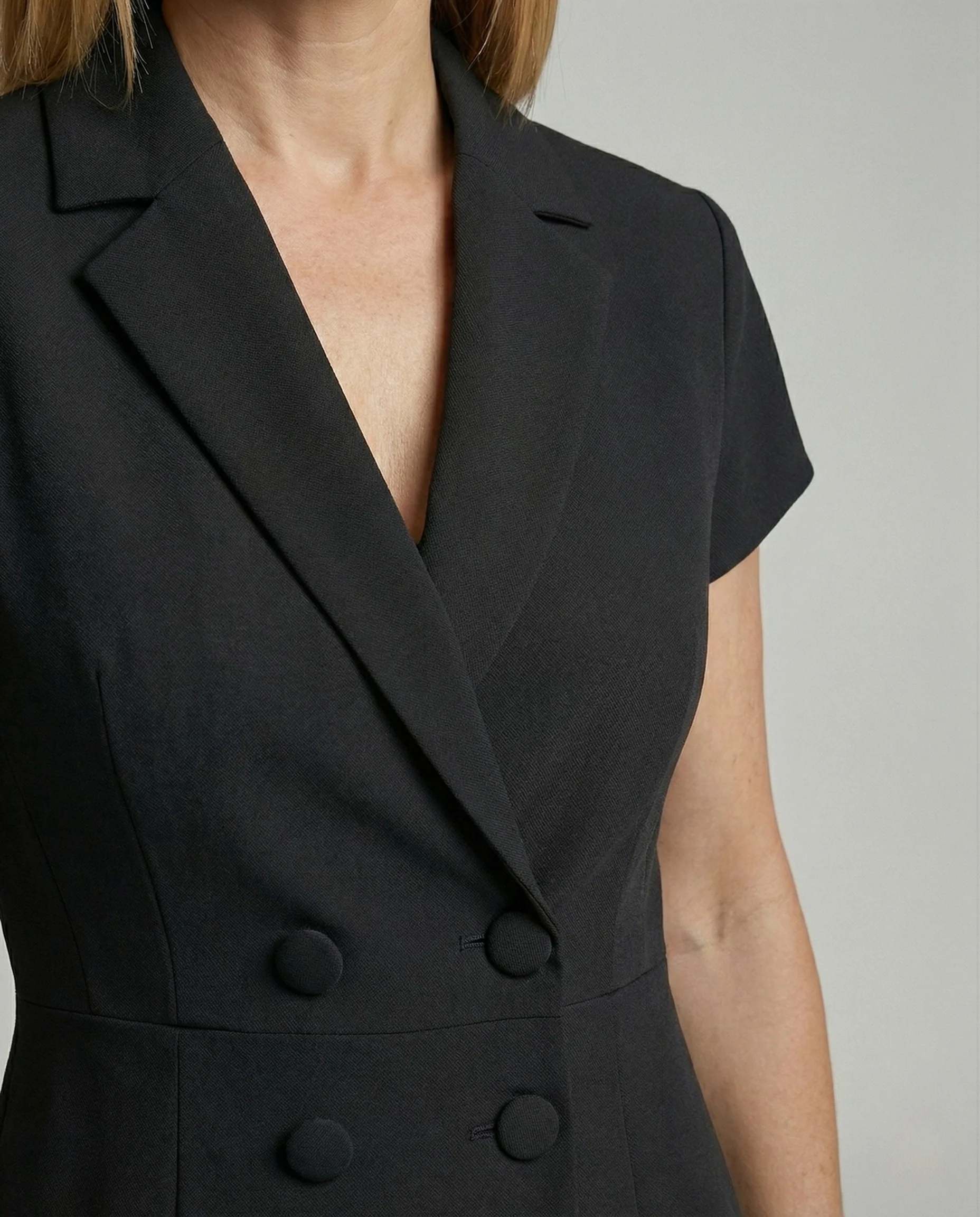Etuikleid Doppelreiher Mit Revers Damen - Image 3