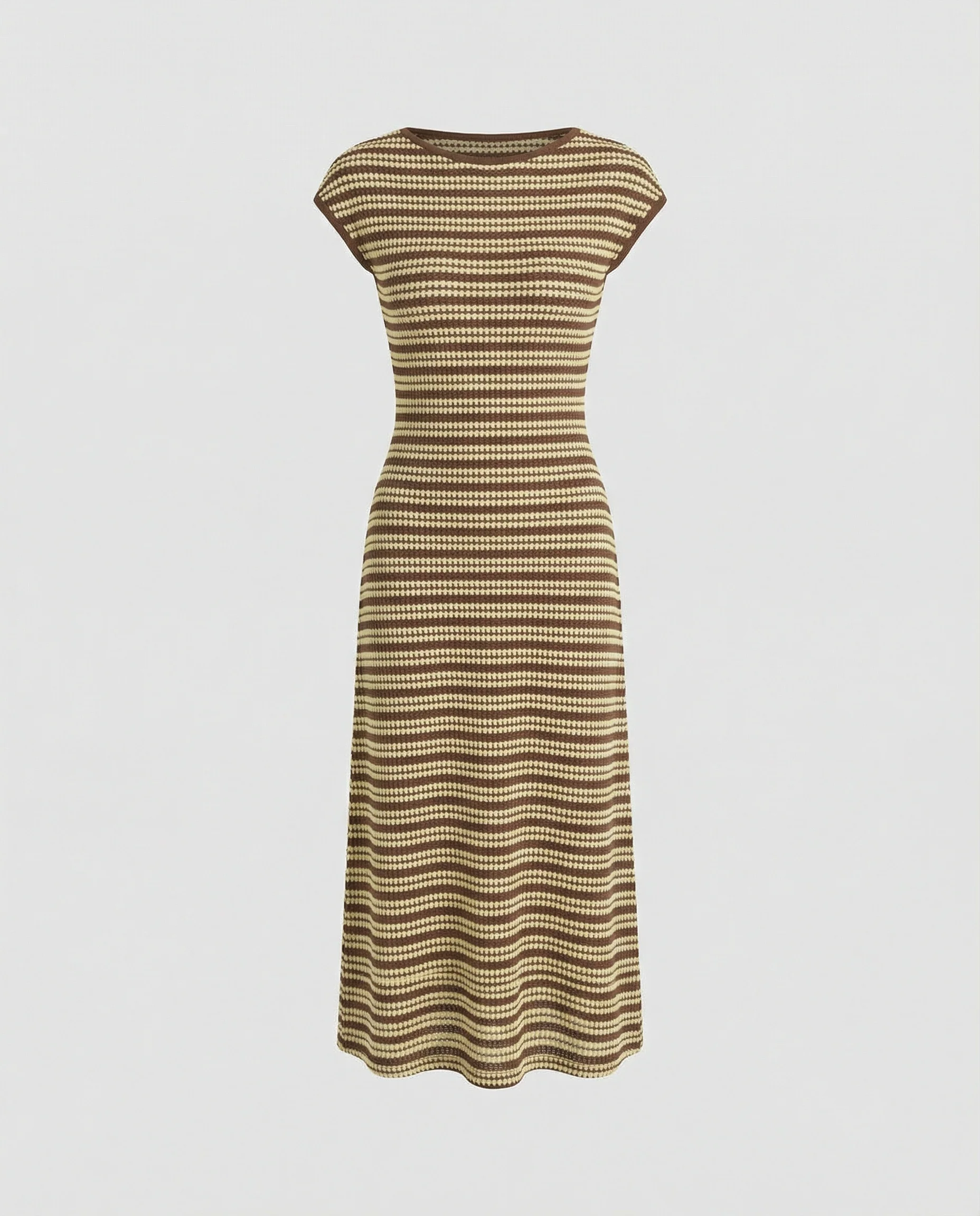 Damen Strick Midikleid figurbetont - Image 5