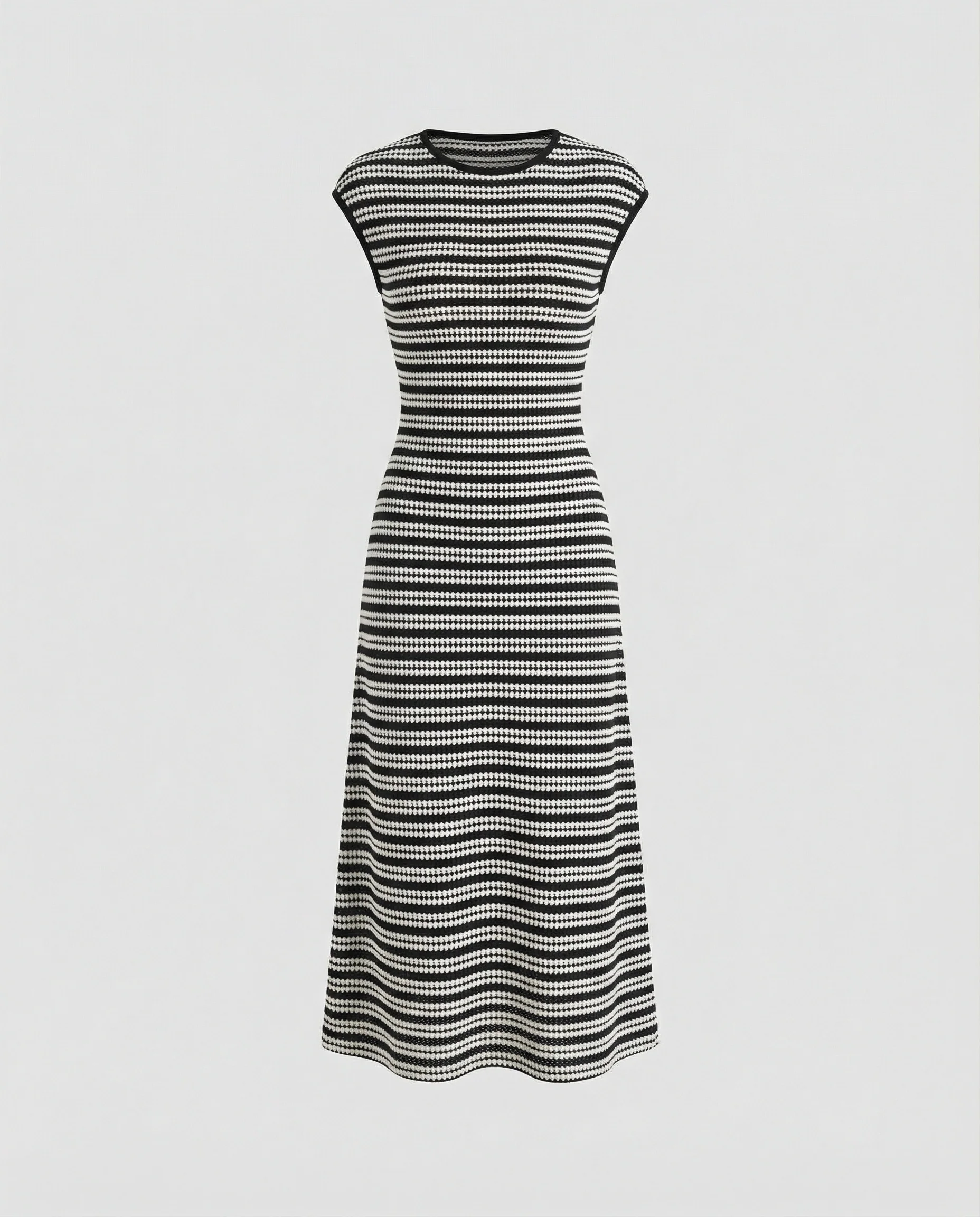 Damen Strick Midikleid figurbetont - Image 6
