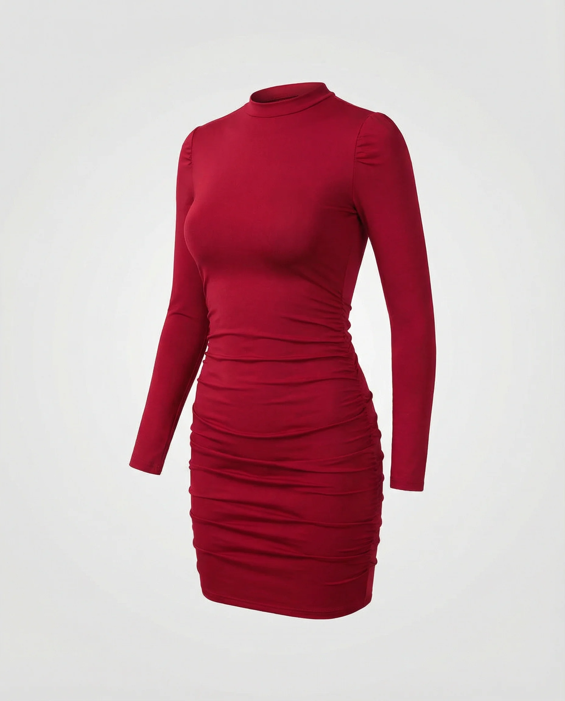 Damen Minikleid Langarm figurbetont - Image 7