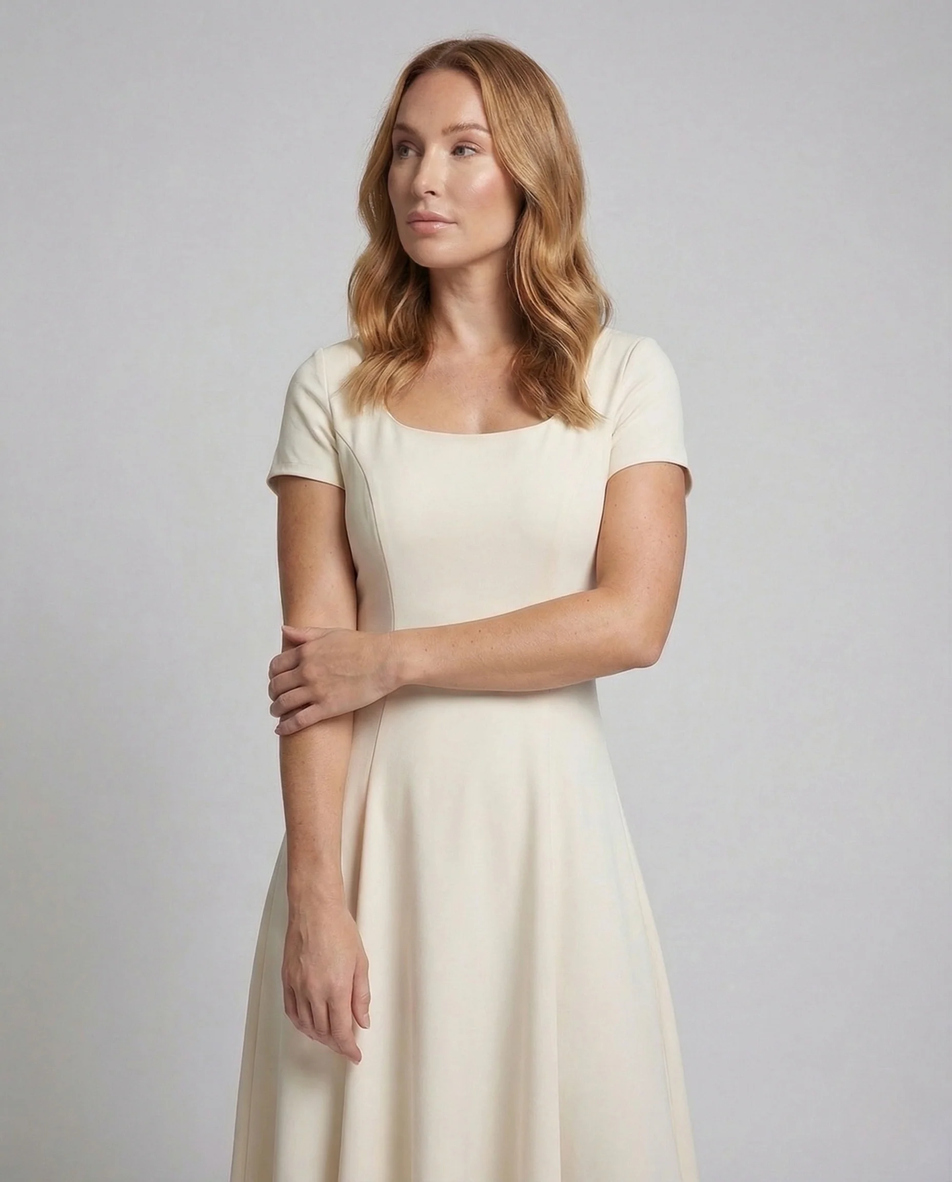 Damen Figurbetontes Maxikleid mit Glockenrock - Image 2
